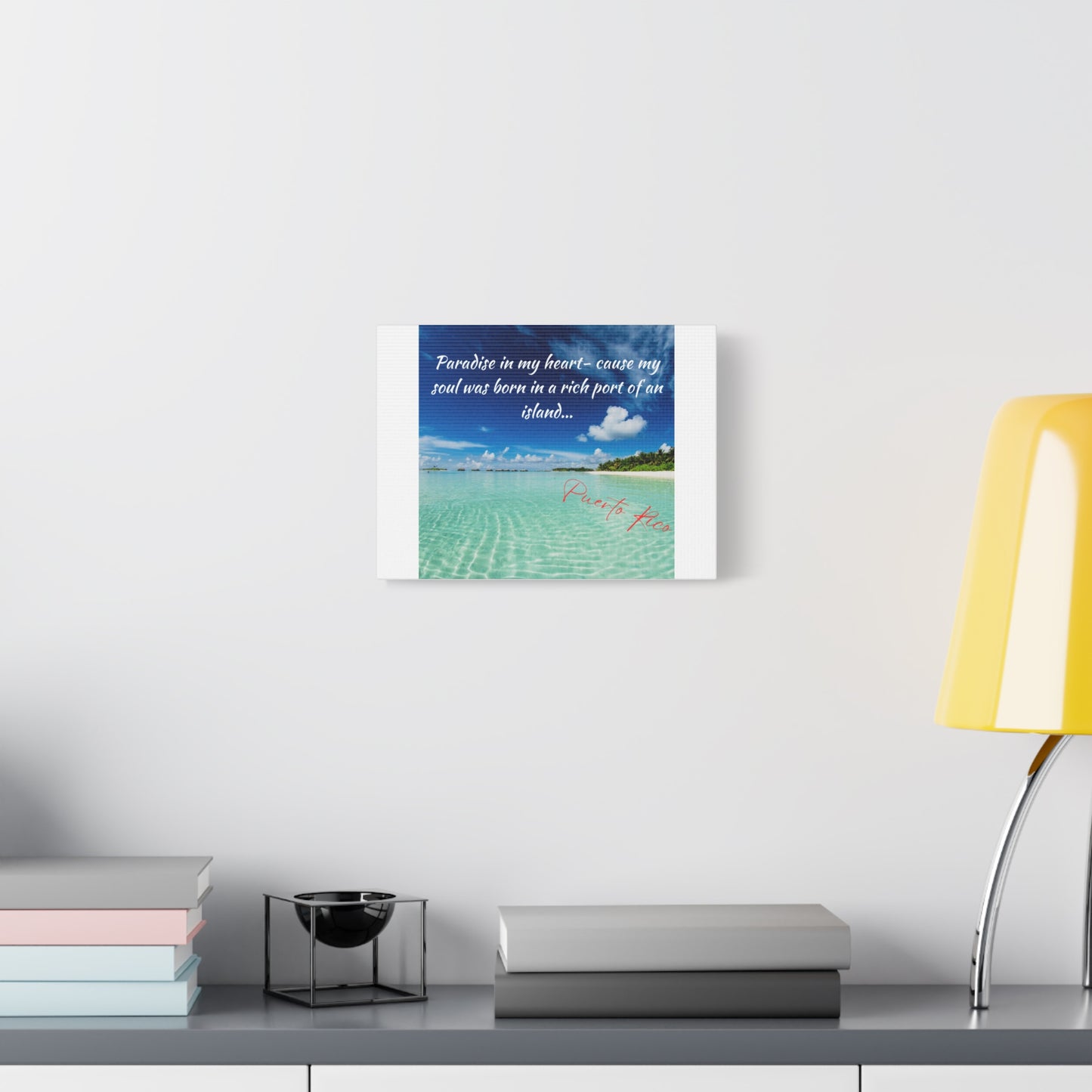 Simple Expressions Puerto Rico Matte Canvas, Stretched, 1.25"