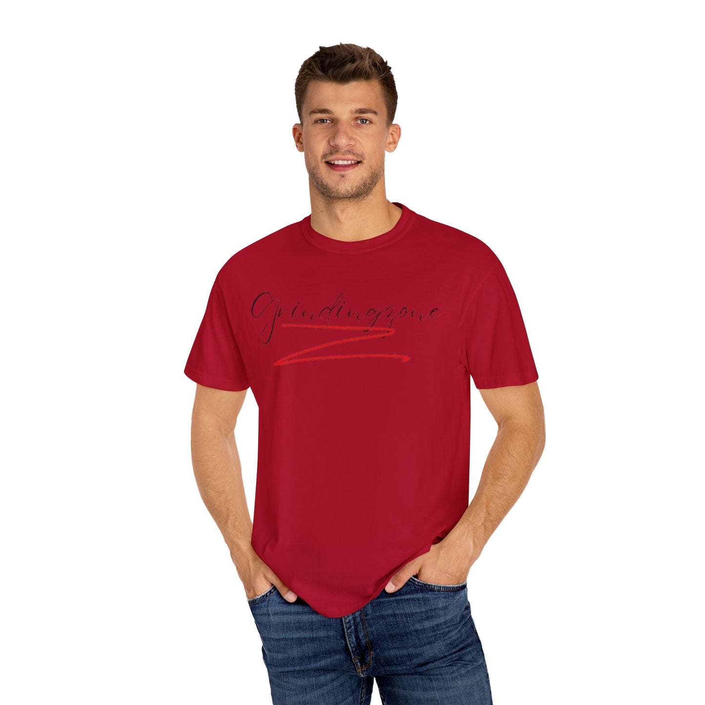 Simple Expressions- Grindingzone Unisex Garment-Dyed T-shirt