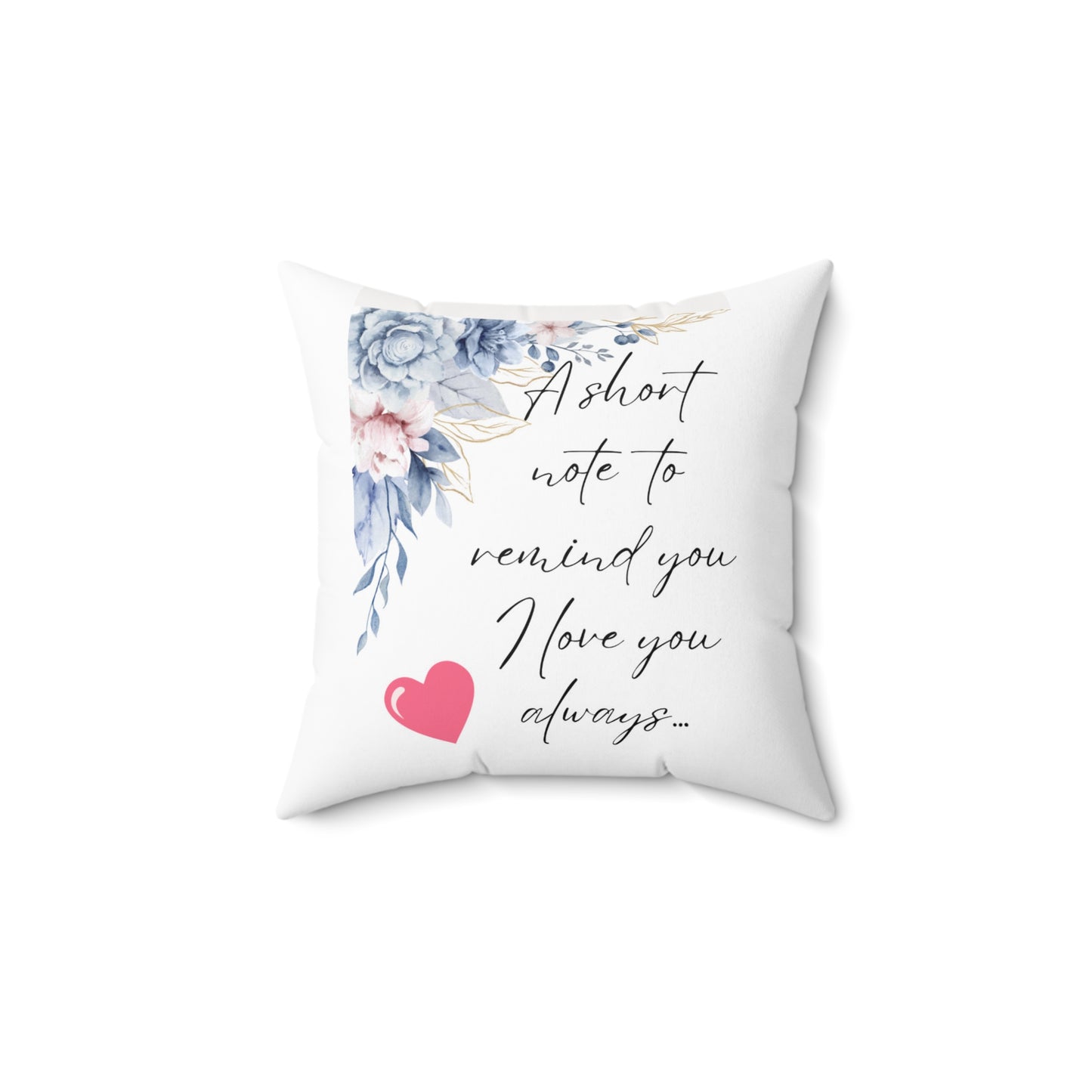 Simple Expressions Spun Polyester Square Pillow