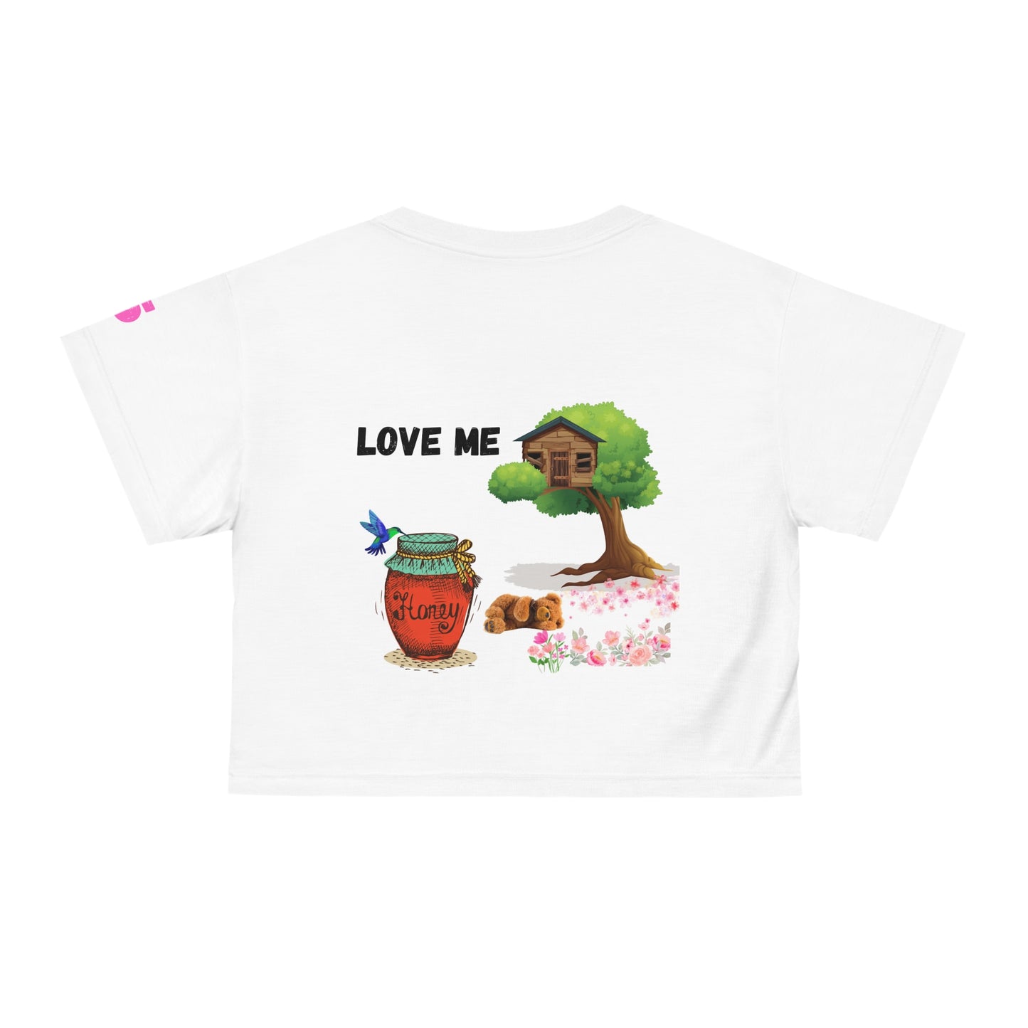 Simple Expressions- Jalena’s teddy bear collection- 6 of 15 Crop Tee (AOP)