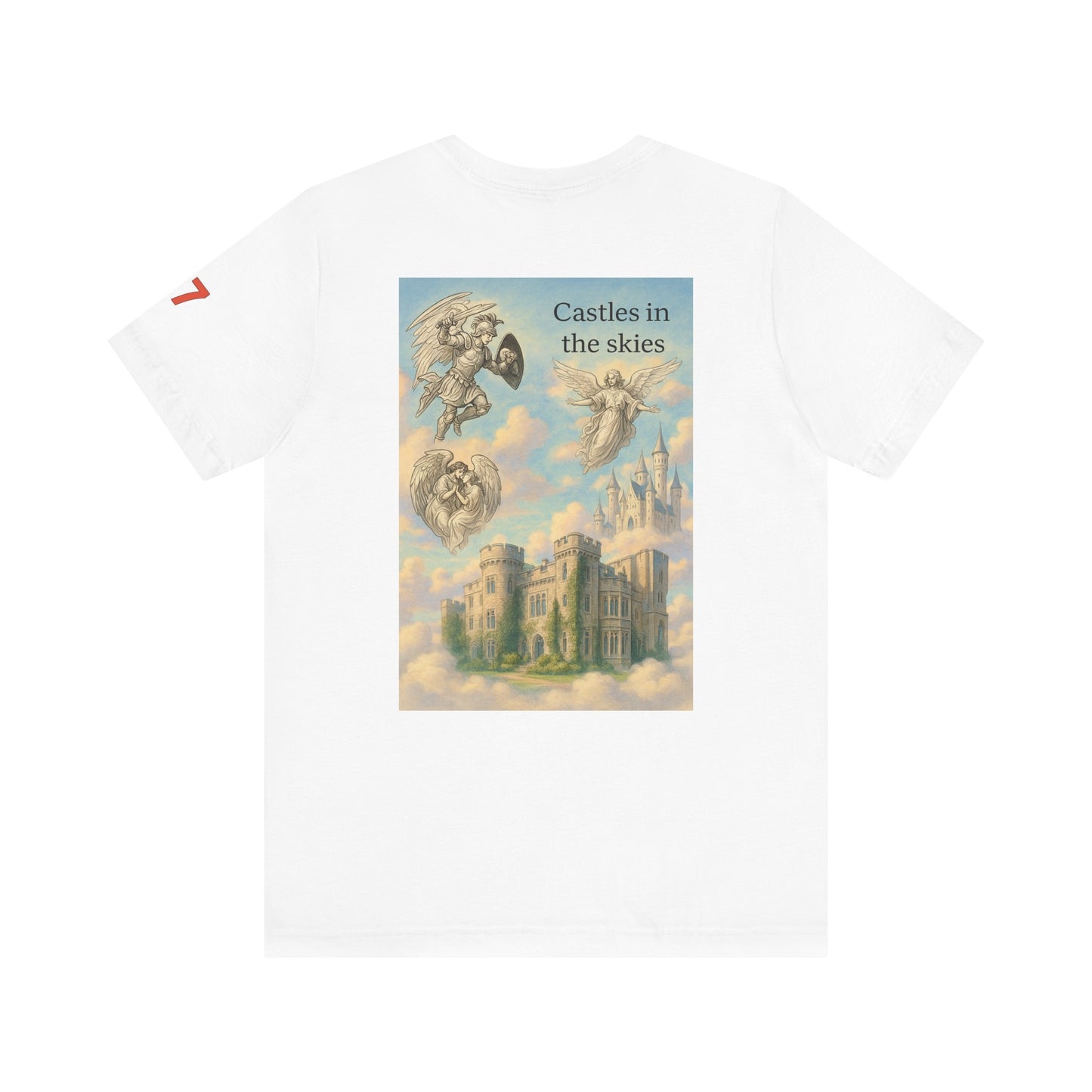 Simple Expressions- castles in the skies Unisex Jersey Short Sleeve Tee