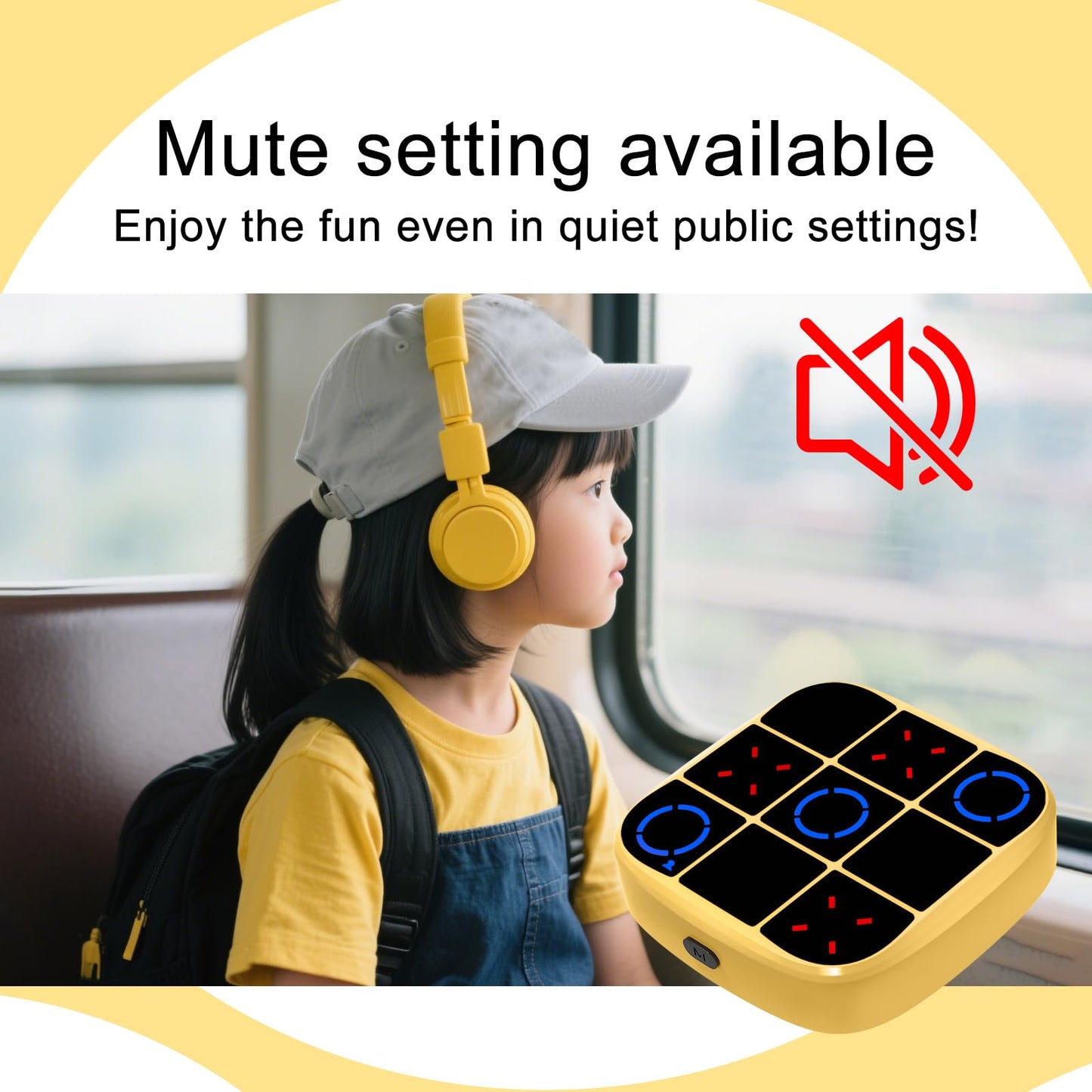 Tic-Tac-Toe Bolt Game, 4-in-1 Handheld Puzzle Games Console, Electronic Tic-Tac-Toe Game for Educational and Memory Growth, Portable Travel Games for Car Ride, Board Games for Kids and Adults (Cyan)