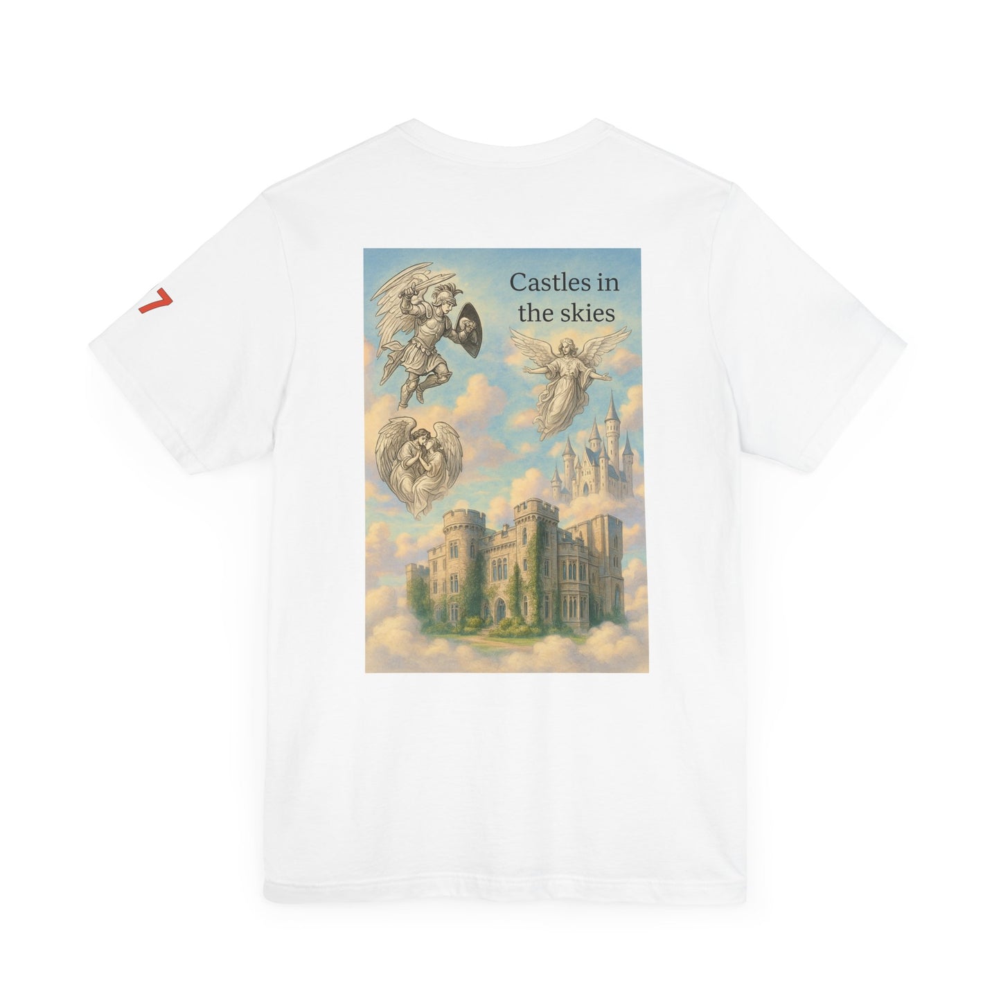 Simple Expressions- castles in the skies Unisex Jersey Short Sleeve Tee