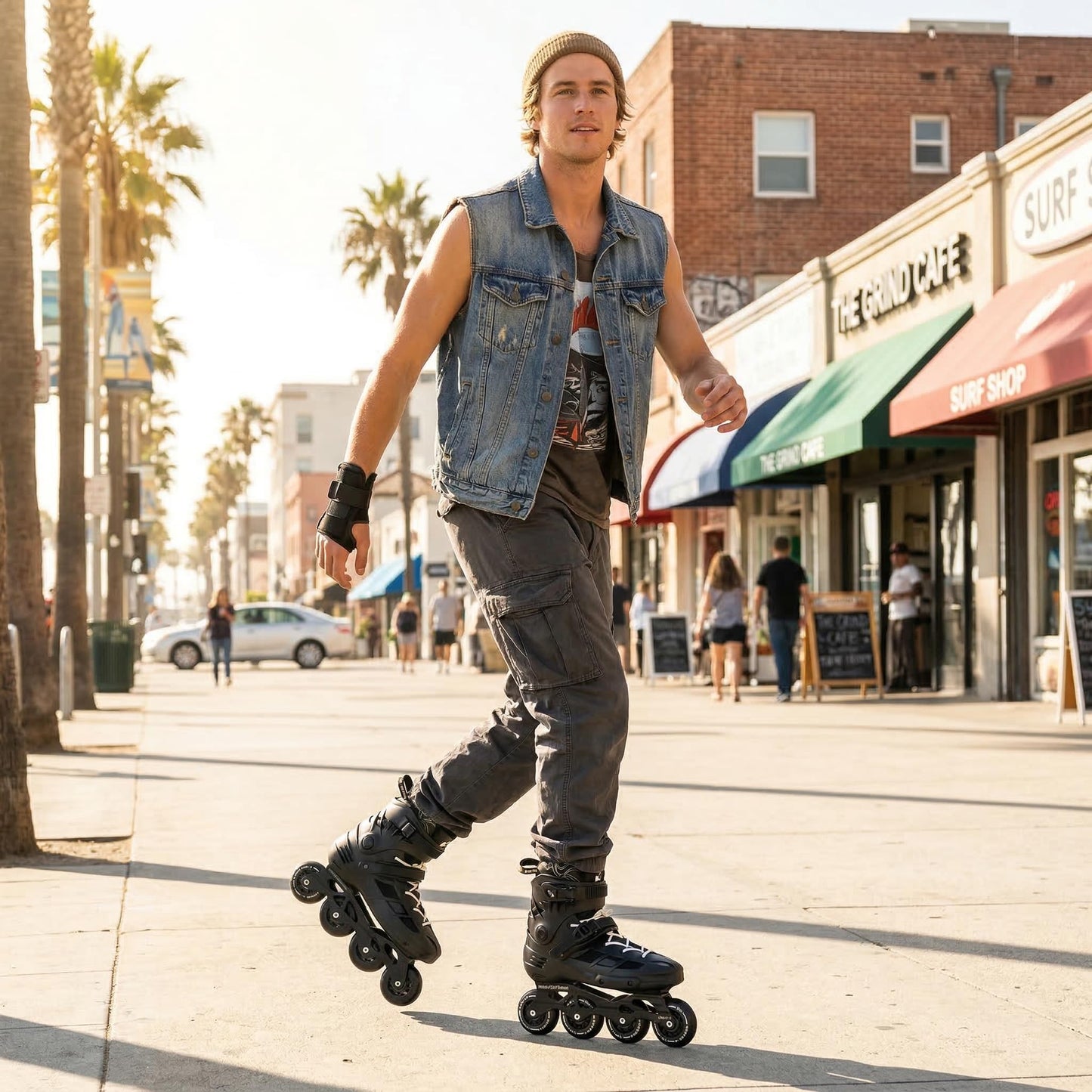 Inline Skates for Male Female, Performance Fitness Roller Skates Blades for Women Men, Professional Skates for Unisex, Outdoor & Indoor