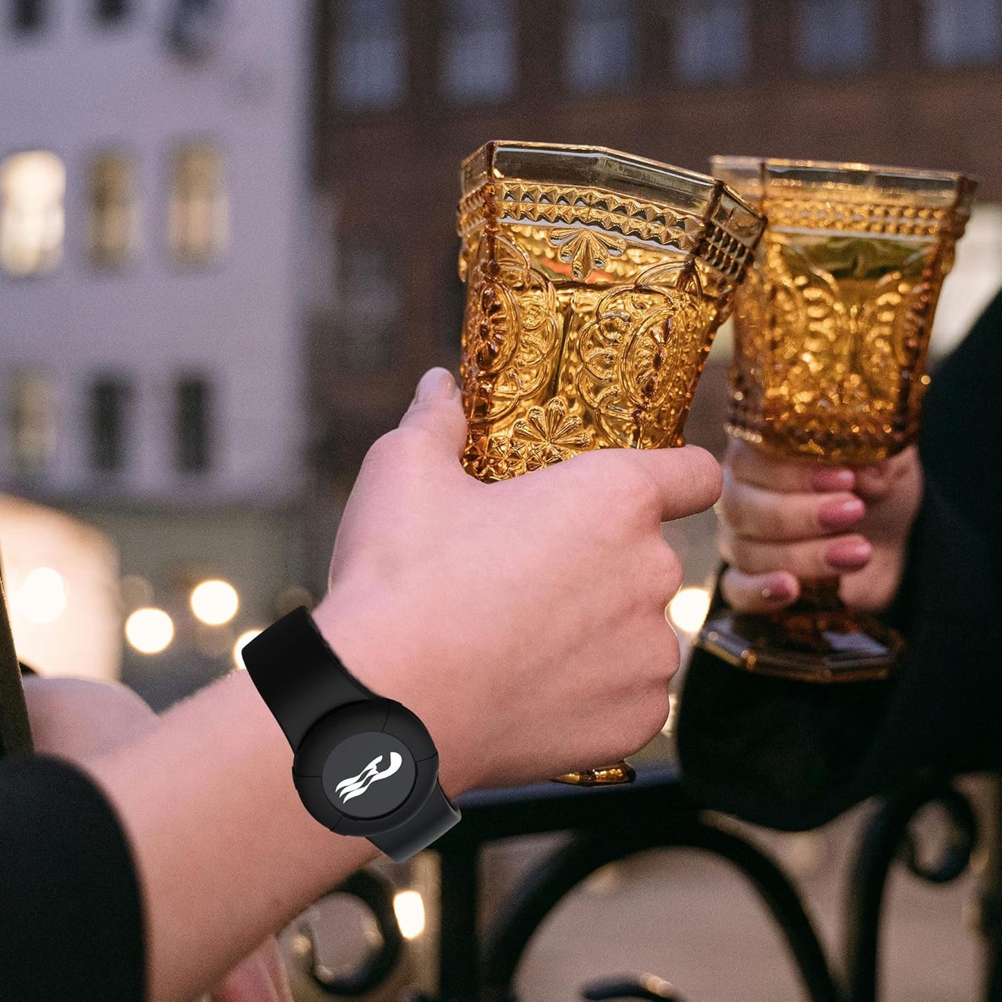 4 Pack Princess Cruise Medallion Holders for Kids and Adults, Silicone Wristbands for Carnival Ocean Medallion - 2 Sizes (S/M and M/L) in One Pack, Black and Dark Blue (M/L), Pink and White (S/M)