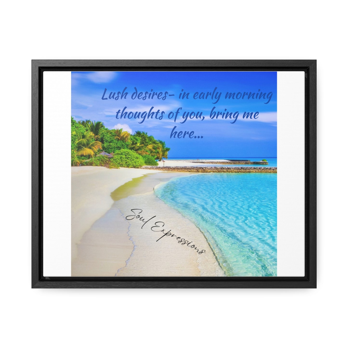 Simple Expressions Beach Canvas Wrap – Art Relaxation