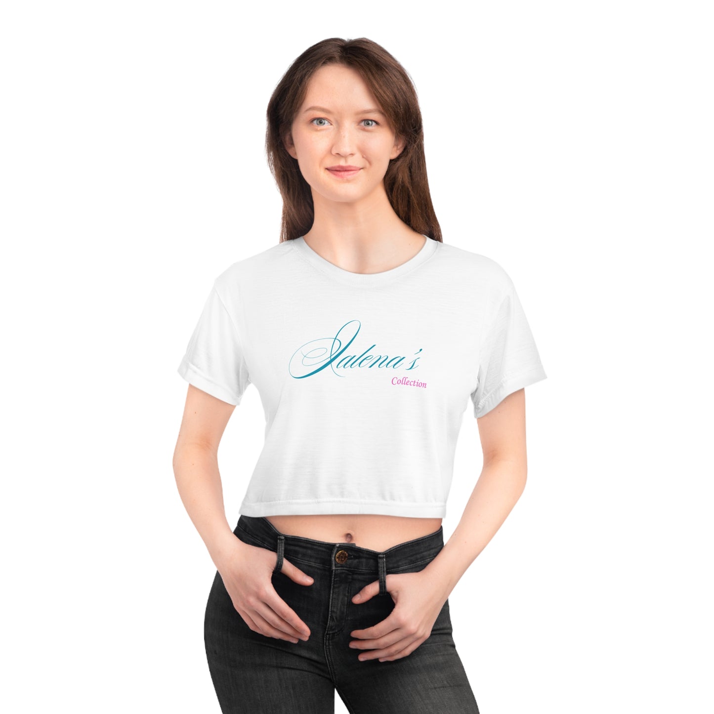 Simple Expressions- Jalena’s collection 4 of 15 Crop Tee (AOP)