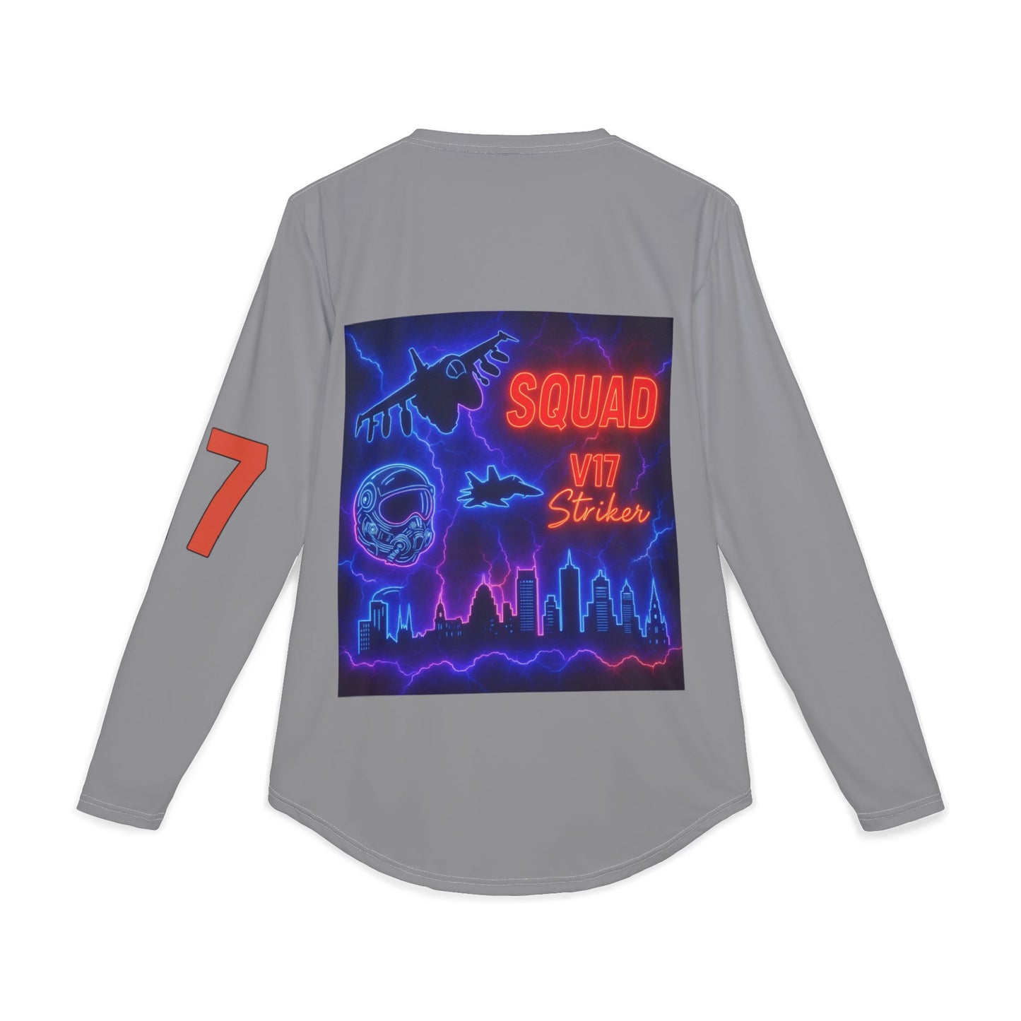 Simple Expressions- High Octane squad Men's UV Protection Long Sleeve Shirt (AOP)