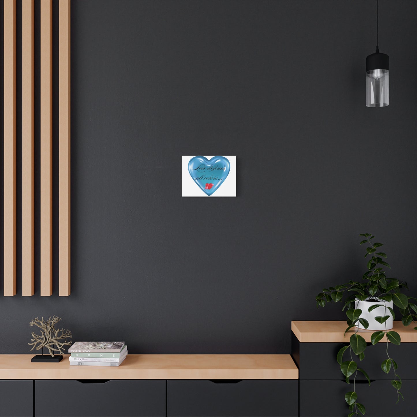 Simple Expressions- Heart Matte Canvas, Stretched, 1.25"