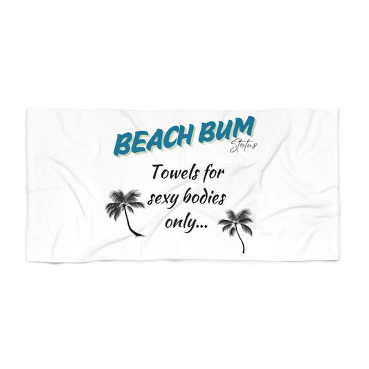 Simple Expressions Beach Bum Towel - Perfect for Summer Fun and Pool Days