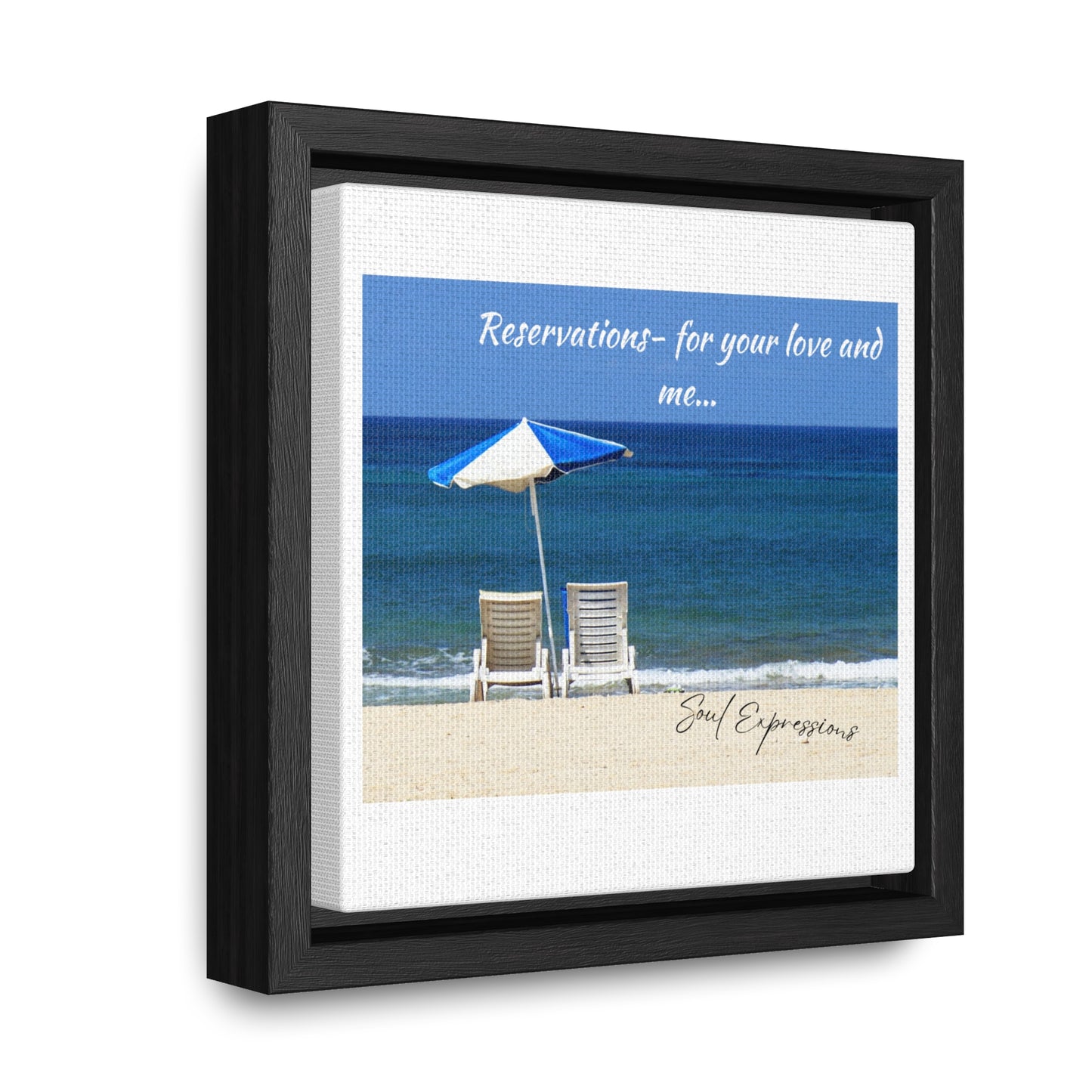 Simple Expressions.  Gallery Canvas Wraps, Square Frame