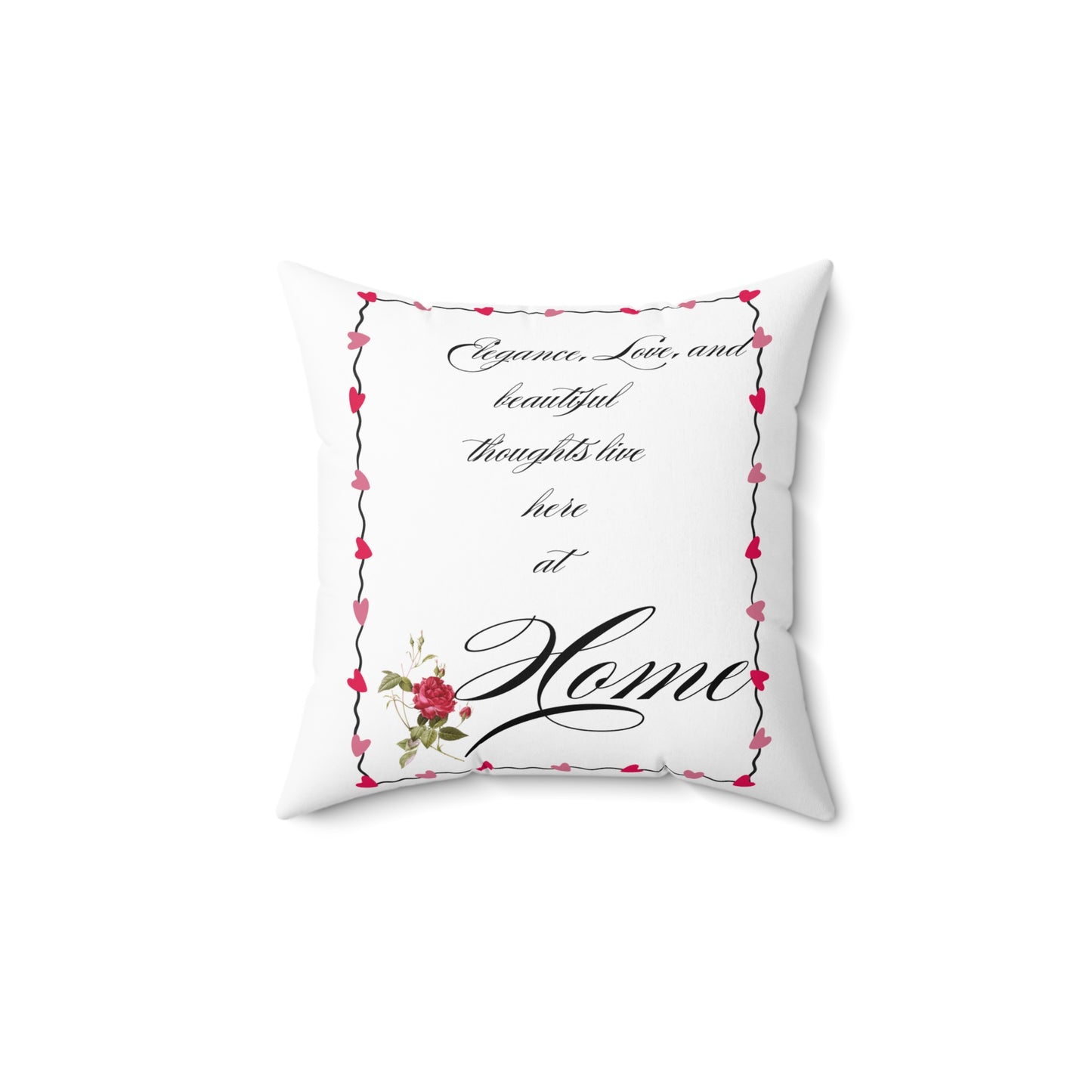 Simple Expressions Spun Polyester Square Pillow