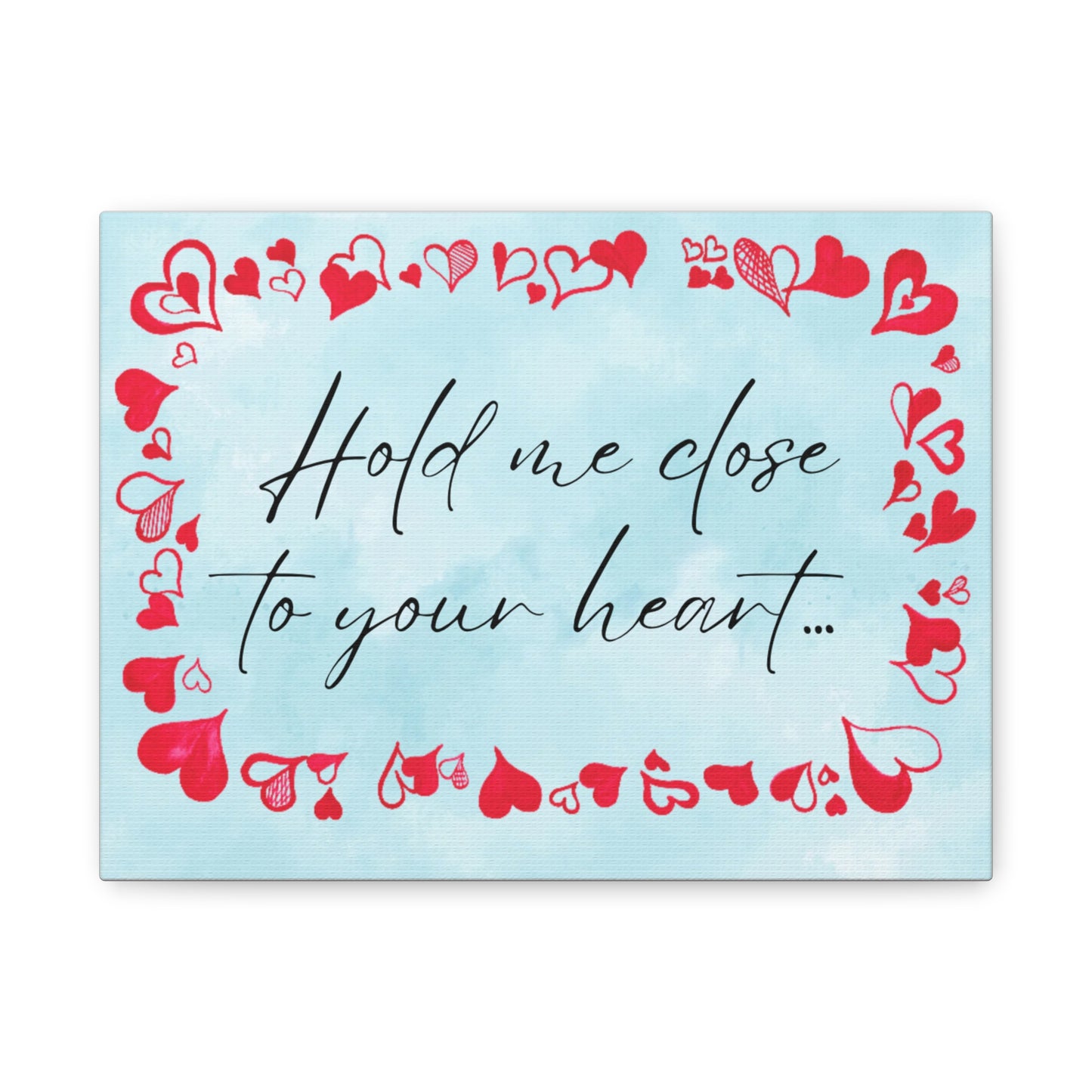 Simple Expressions Heart- Matte Canvas, Stretched, 1.25"