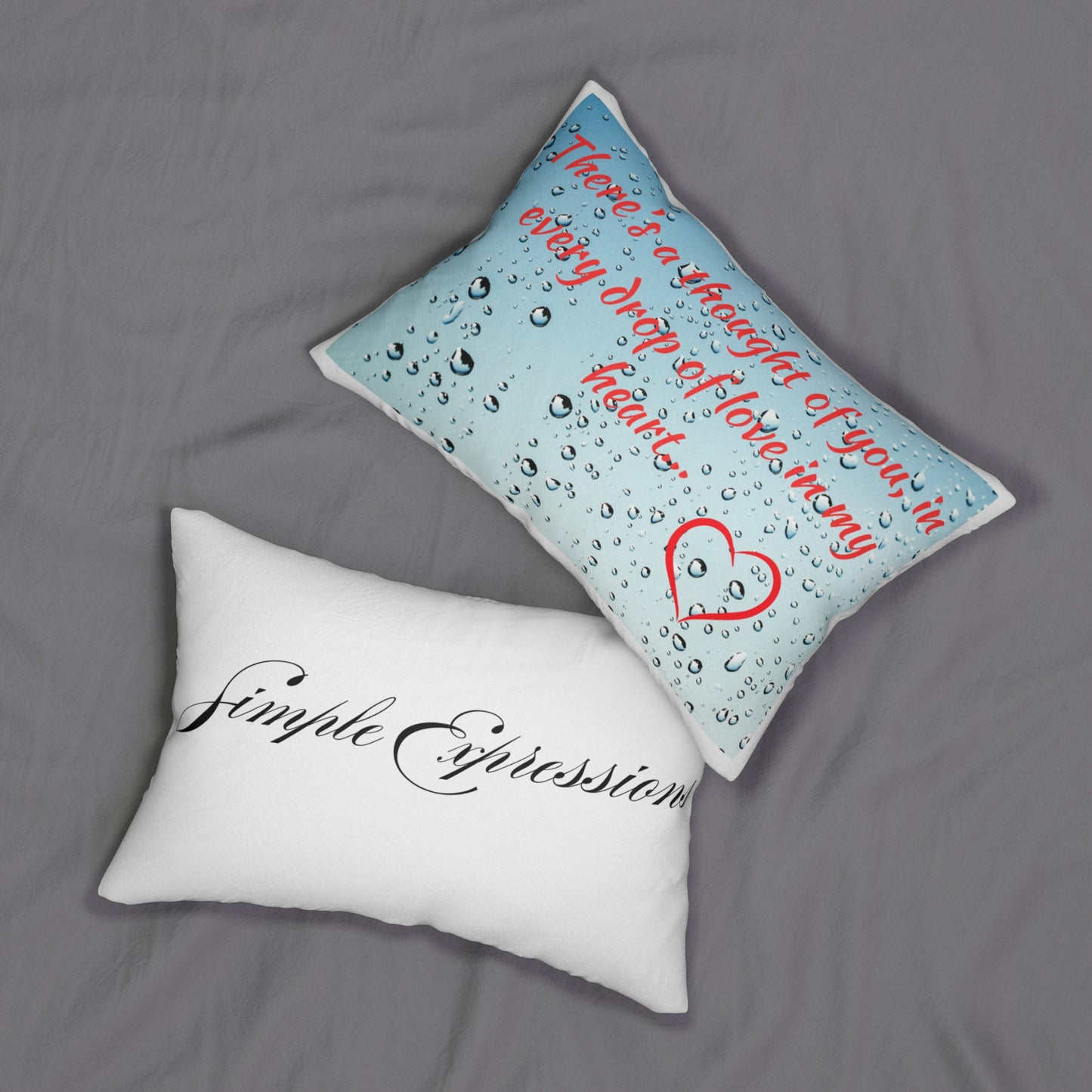 Simple Expressions thoughtful Love Lumbar Pillow – Inspirational Home Décor