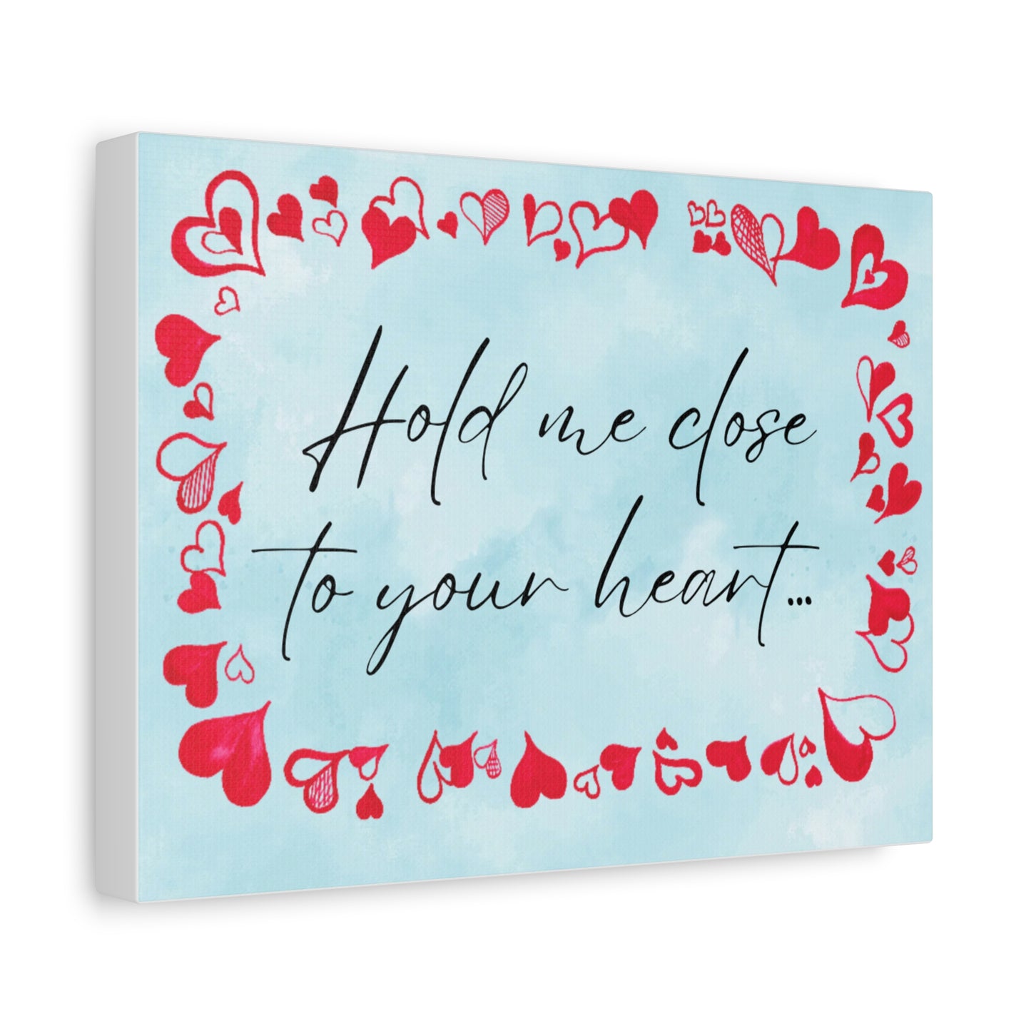 Simple Expressions Heart- Matte Canvas, Stretched, 1.25"