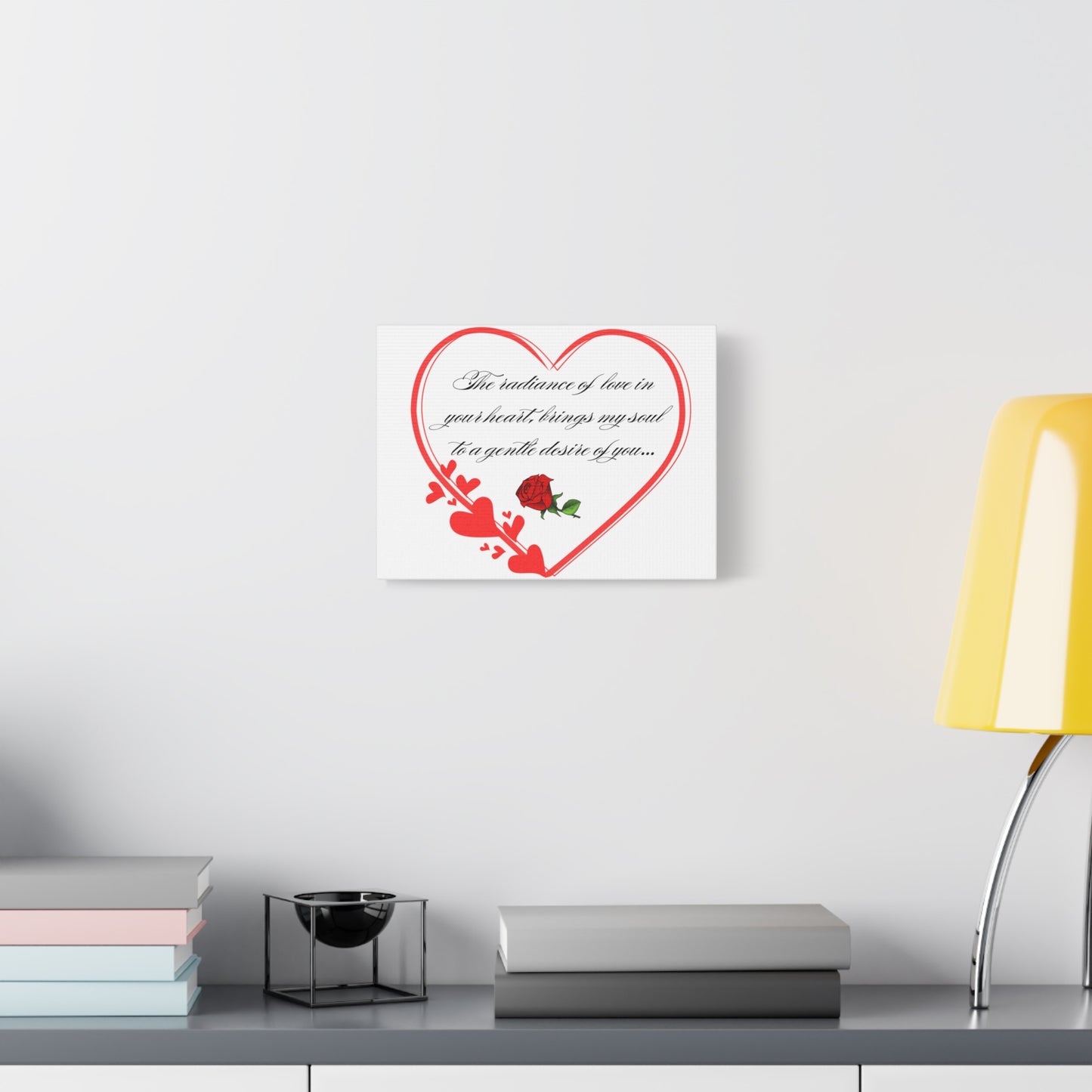 Simple Expressions Heart  Matte Canvas, Stretched, 1.25"