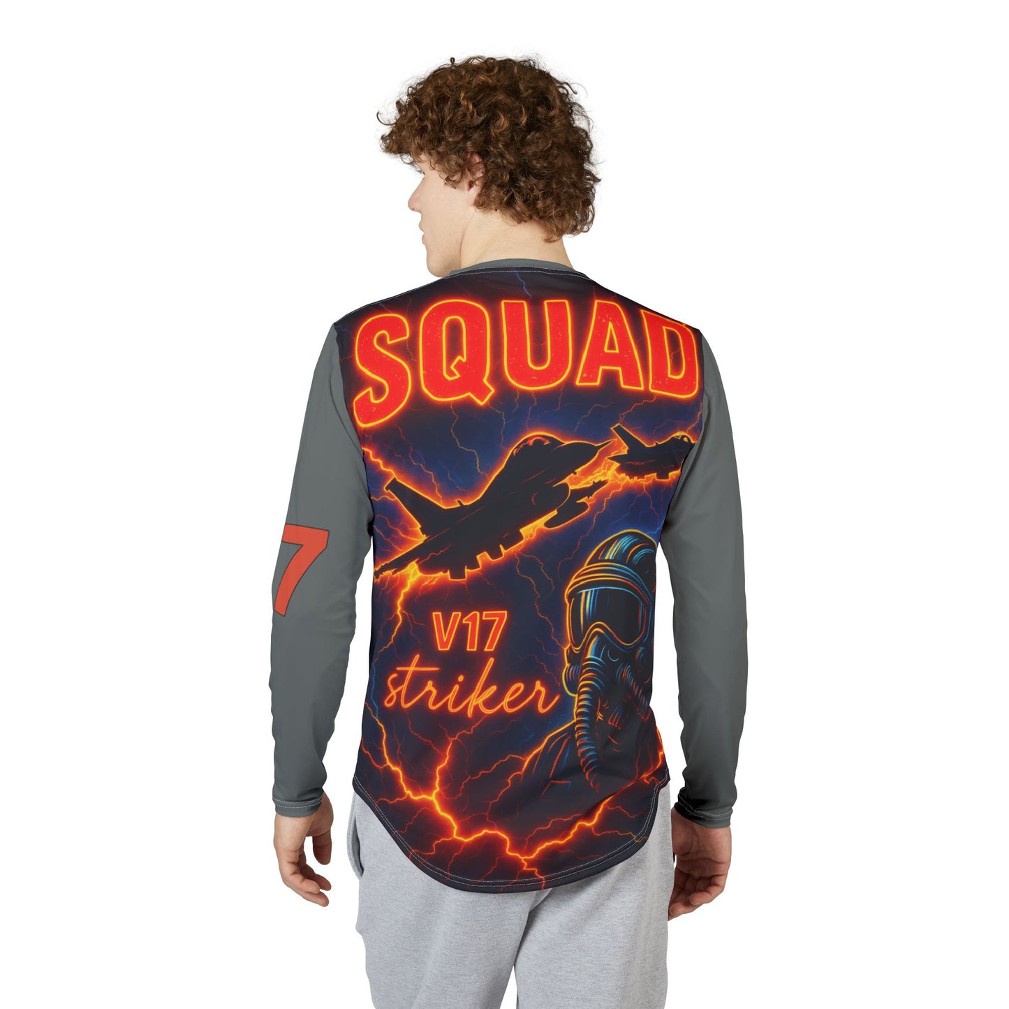 Simple Expressions- High Octane Squad - Men's UV Protection Long Sleeve Shirt (AOP)