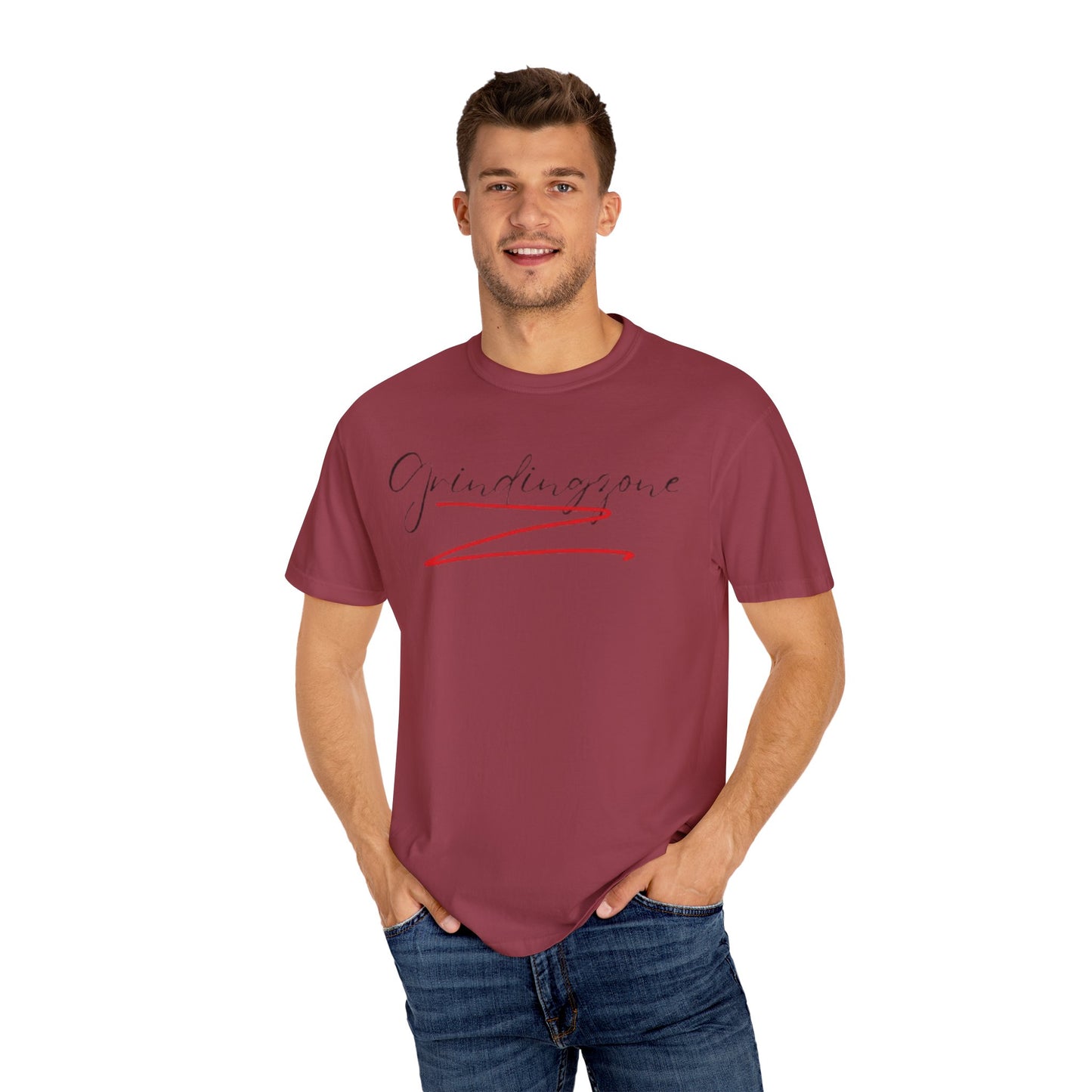 Simple Expressions- Grindingzone Unisex Garment-Dyed T-shirt