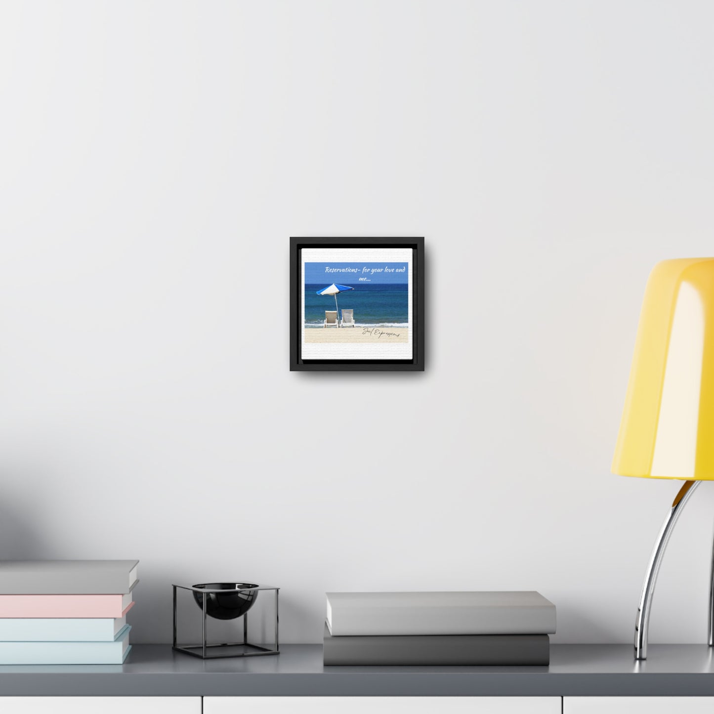 Simple Expressions.  Gallery Canvas Wraps, Square Frame