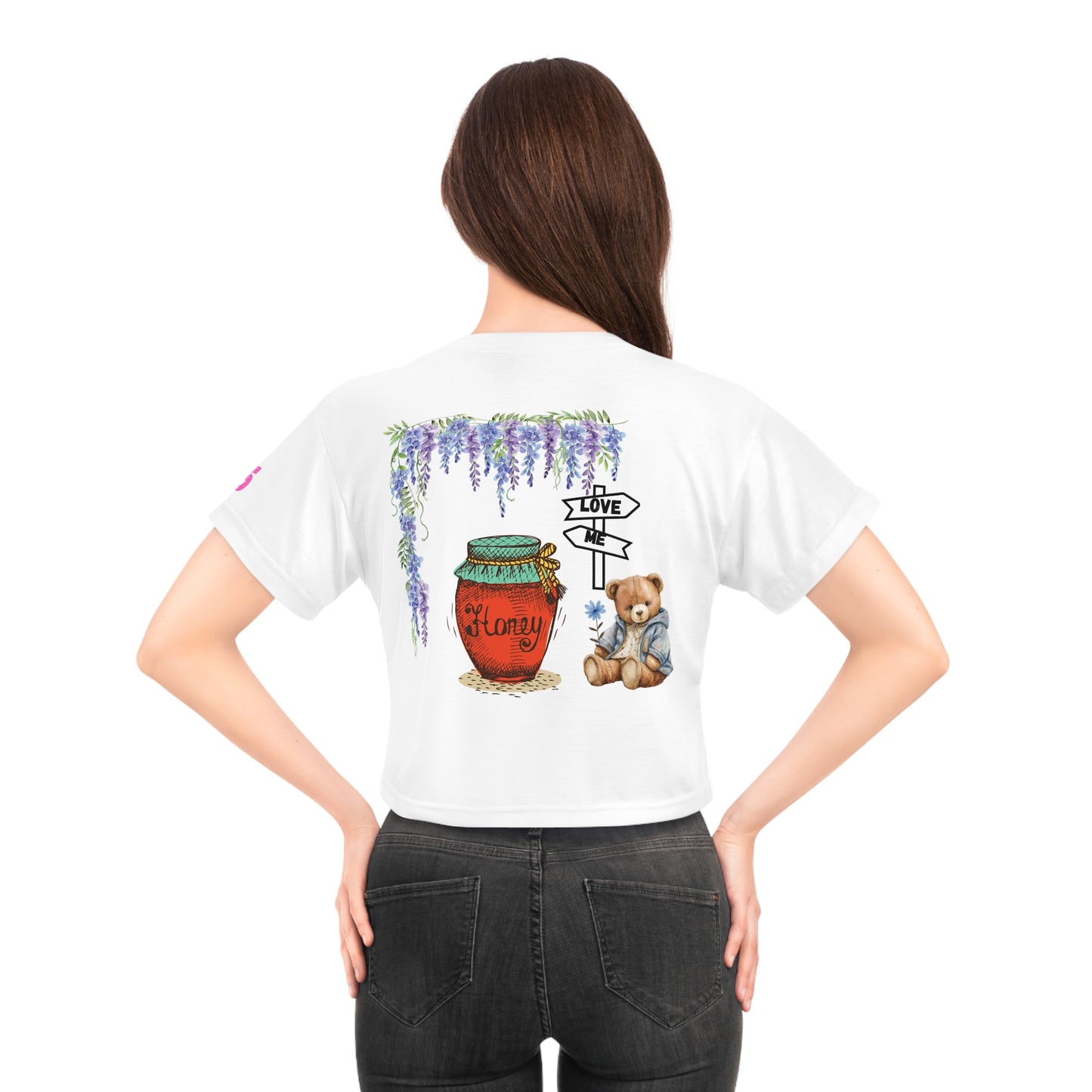 Simple Expressions- Jalena’s collection 4 of 15 Crop Tee (AOP)