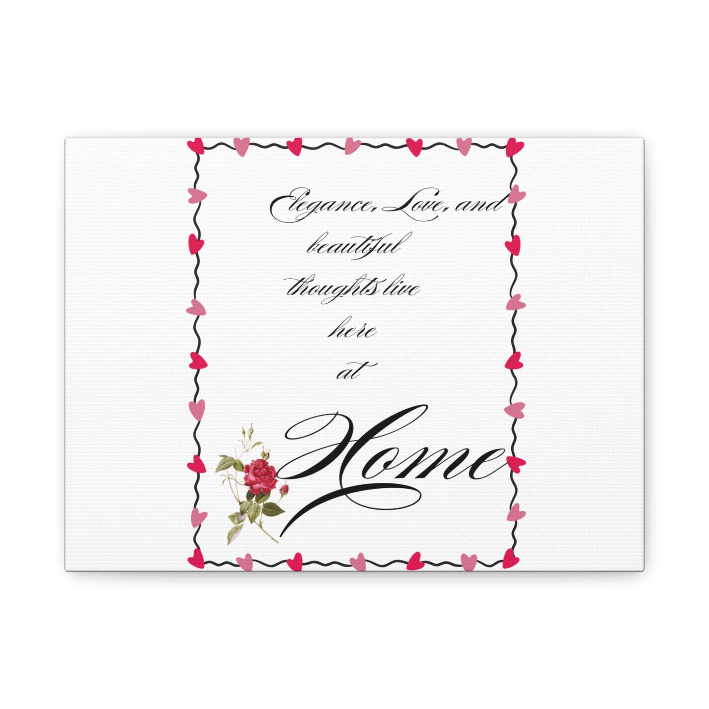 Simple Expressions Home Matte Canvas, Stretched, 1.25"