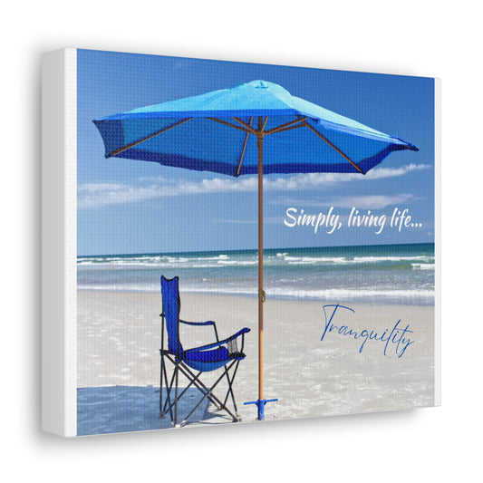 Simple Expressions Beach Life Canvas Gallery Wrap - Tranquility Art