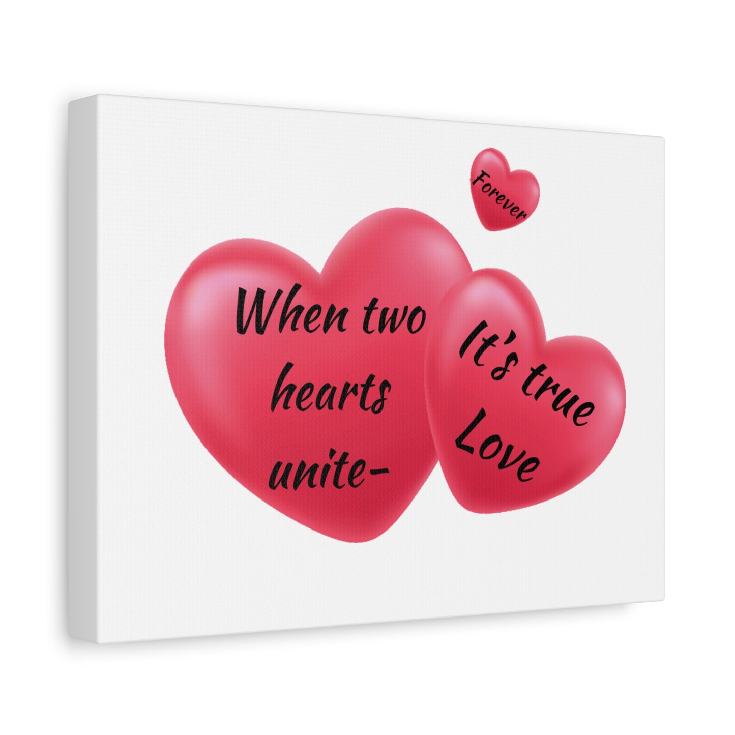 Simple Expressions “Hearts”Matte Canvas, Stretched, 1.25"