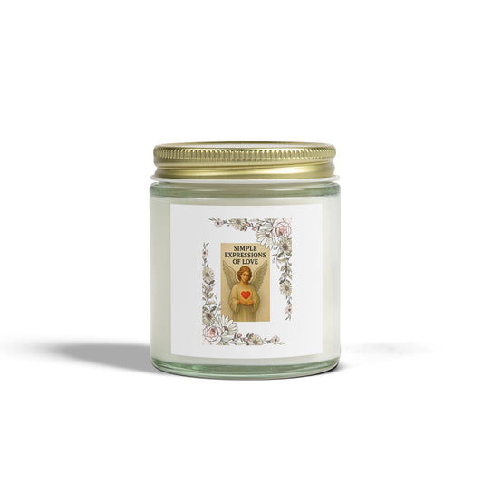 Simple Expressions Scented Candles, Coconut Apricot Wax (4oz, 9oz)