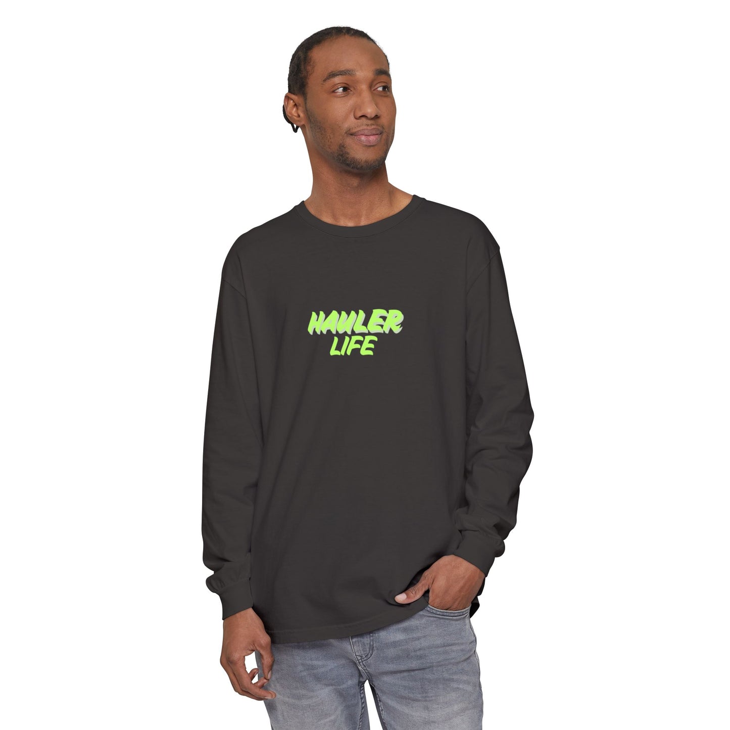 Simple expressions logger bandit T-shirt Unisex Garment-dyed Long Sleeve T-Shirt