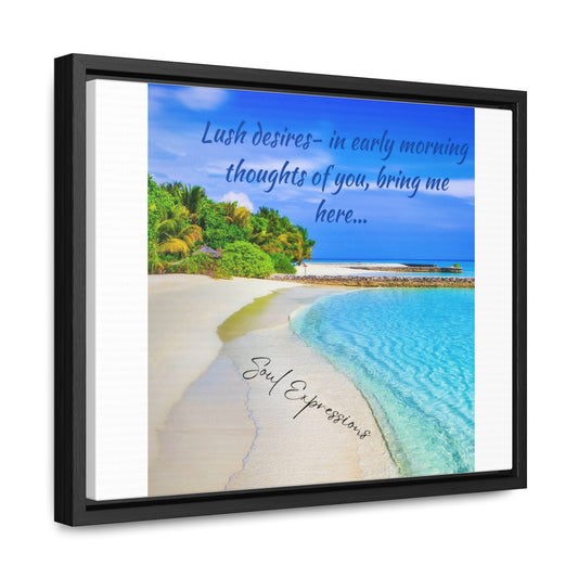 Simple Expressions Beach Canvas Wrap – Art  Relaxation