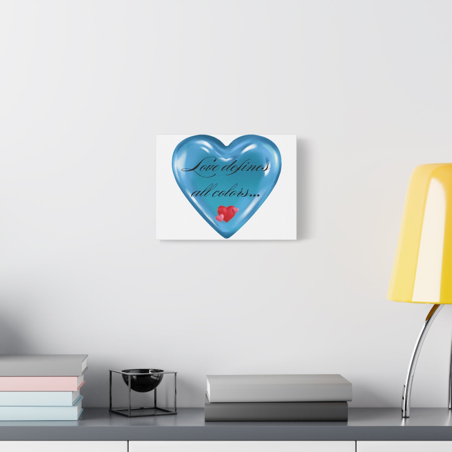 Simple Expressions- Heart Matte Canvas, Stretched, 1.25"