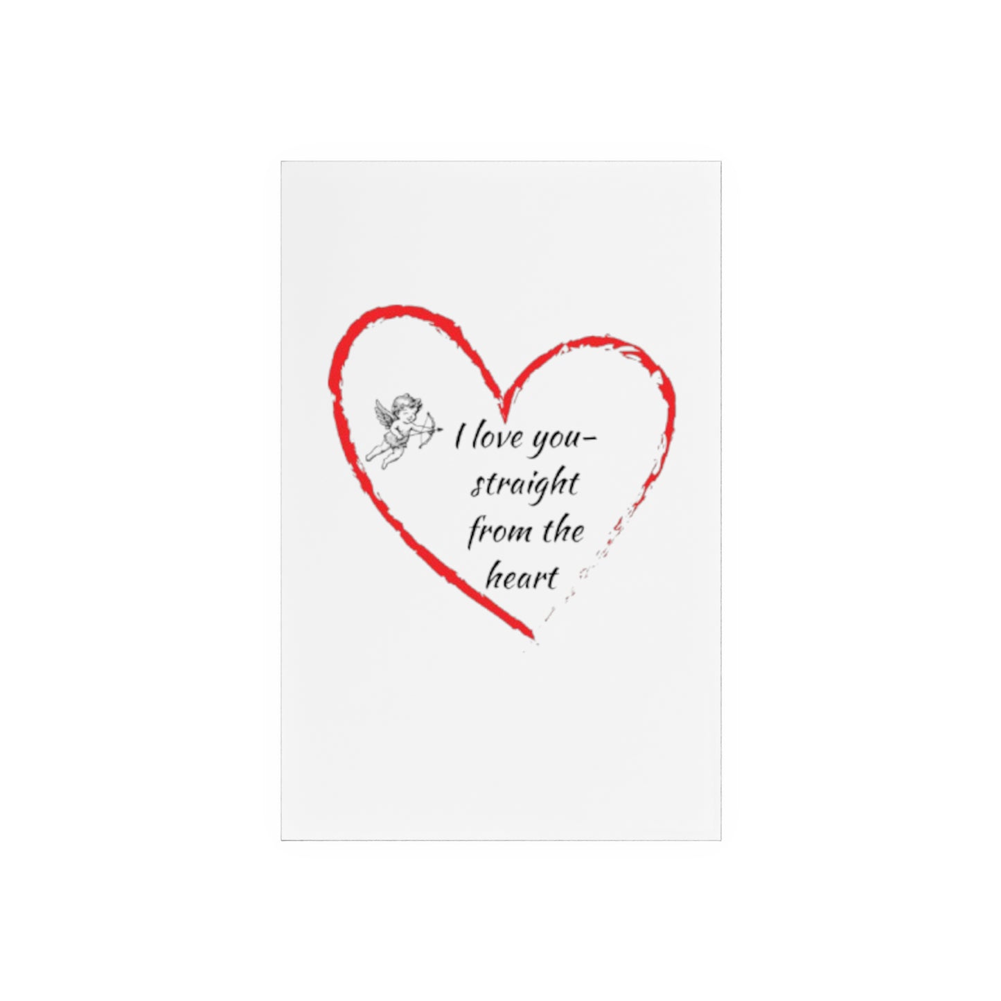 Simple Expressions Love You Acrylic Sign with Wooden Stand - Heartfelt Gift for Home Decor