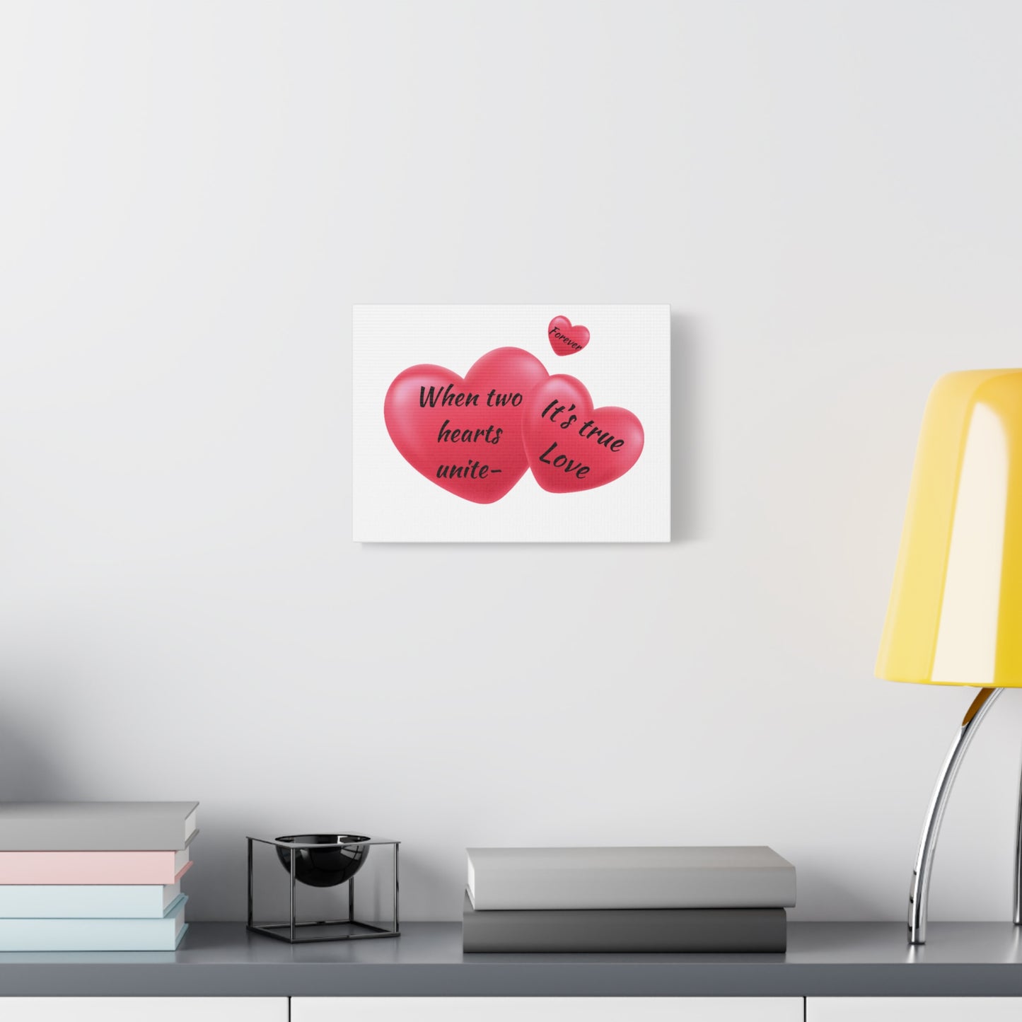 Simple Expressions “Hearts”Matte Canvas, Stretched, 1.25"