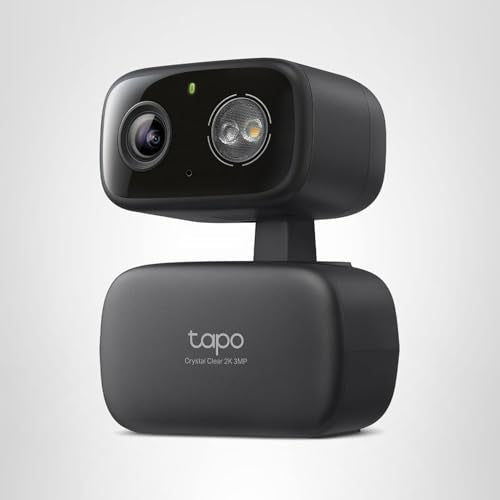Tapo 2K Pan/Tilt Security Camera for Baby Monitor, Dog Camera w/Motion Detection, 2-Way Audio Siren, Night Vision, Cloud&SD Card Storage, Works w/Alexa & Google Assistant, 2-Pack (Tapo C210P2)