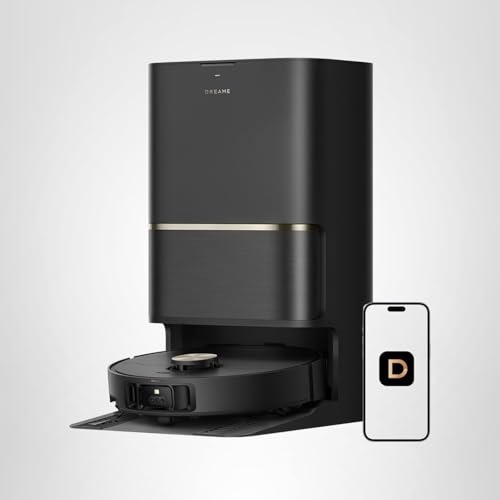 DREAME L50 Ultra Robot Vacuum and Mop White, 19,500Pa Suction, with Auto-Empty and Mop Self-Cleaning, Precise Obstacle Avoidance, HyperStream Detangling DuoBrush