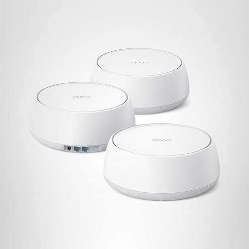 TP-Link Deco X55 AX3000 WiFi 6 Mesh System - Covers up to 6500 Sq.Ft, Replaces Wireless Router and Extender, 3 Gigabit Ports per Unit, Supports Ethernet Backhaul, Deco X55(3-Pack)