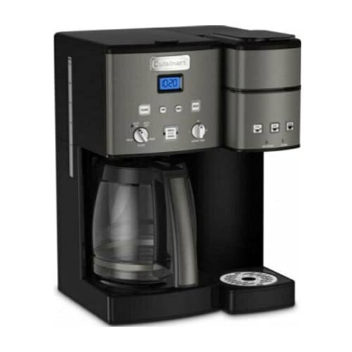 Cuisinart Single Serve + 12 Cup Coffee Maker, Offers 3-Sizes: 6-Ounces, 8-Ounces and 10-Ounces, Stainless Steel, SS-15CP, Copper