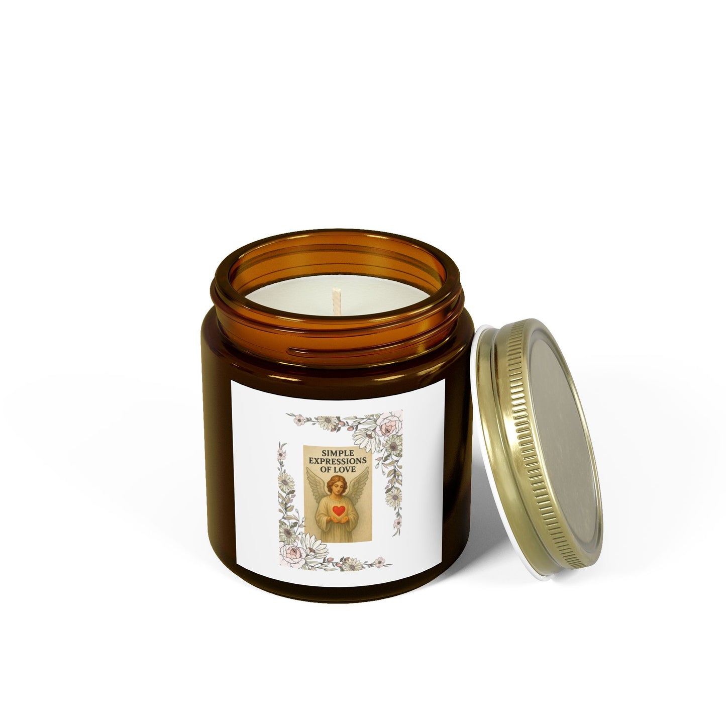Simple Expressions Scented Candles, Coconut Apricot Wax (4oz, 9oz)