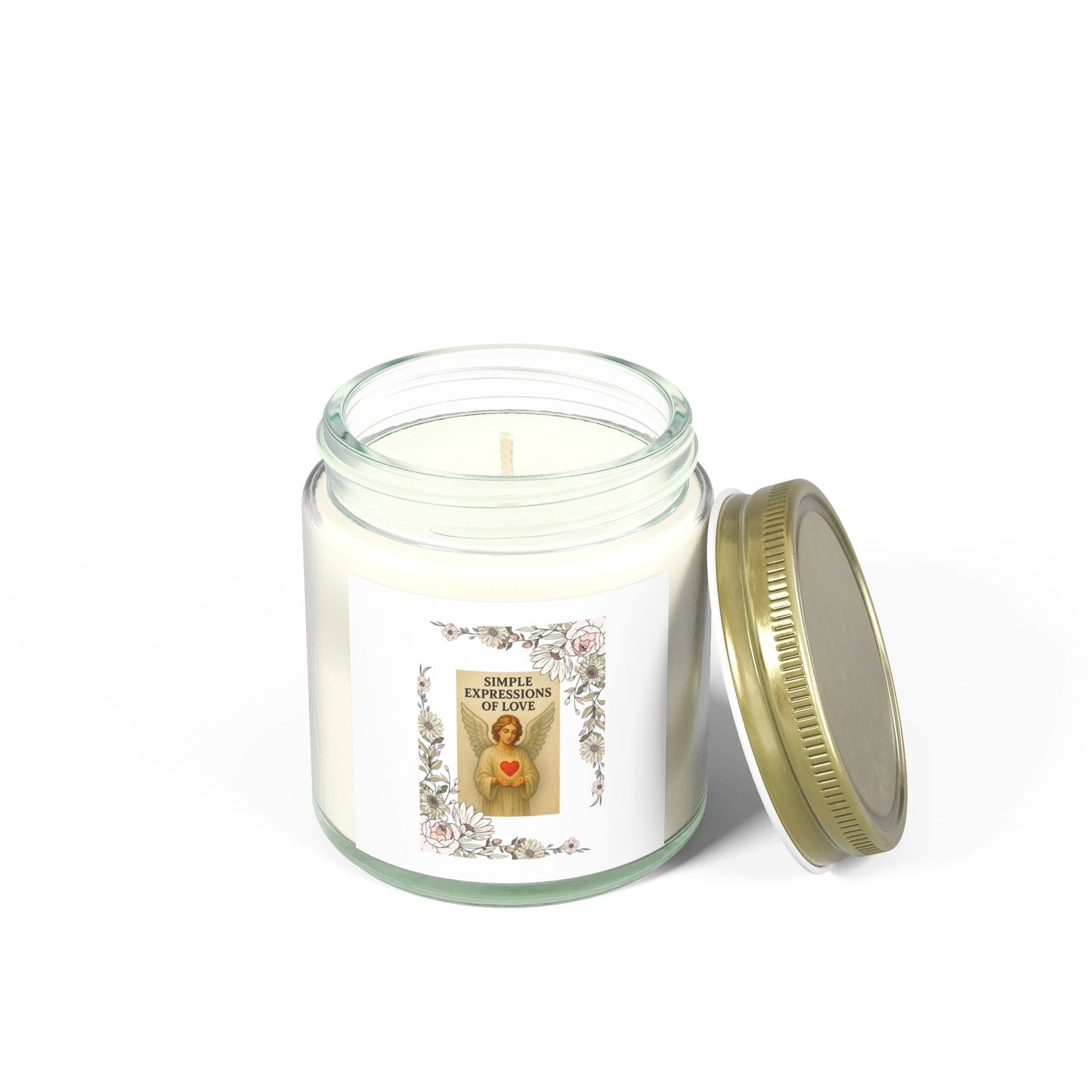 Simple Expressions Scented Candles, Coconut Apricot Wax (4oz, 9oz)