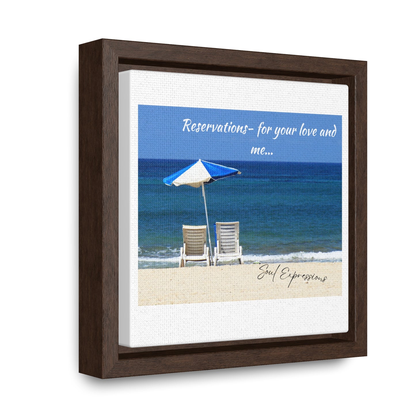 Simple Expressions.  Gallery Canvas Wraps, Square Frame