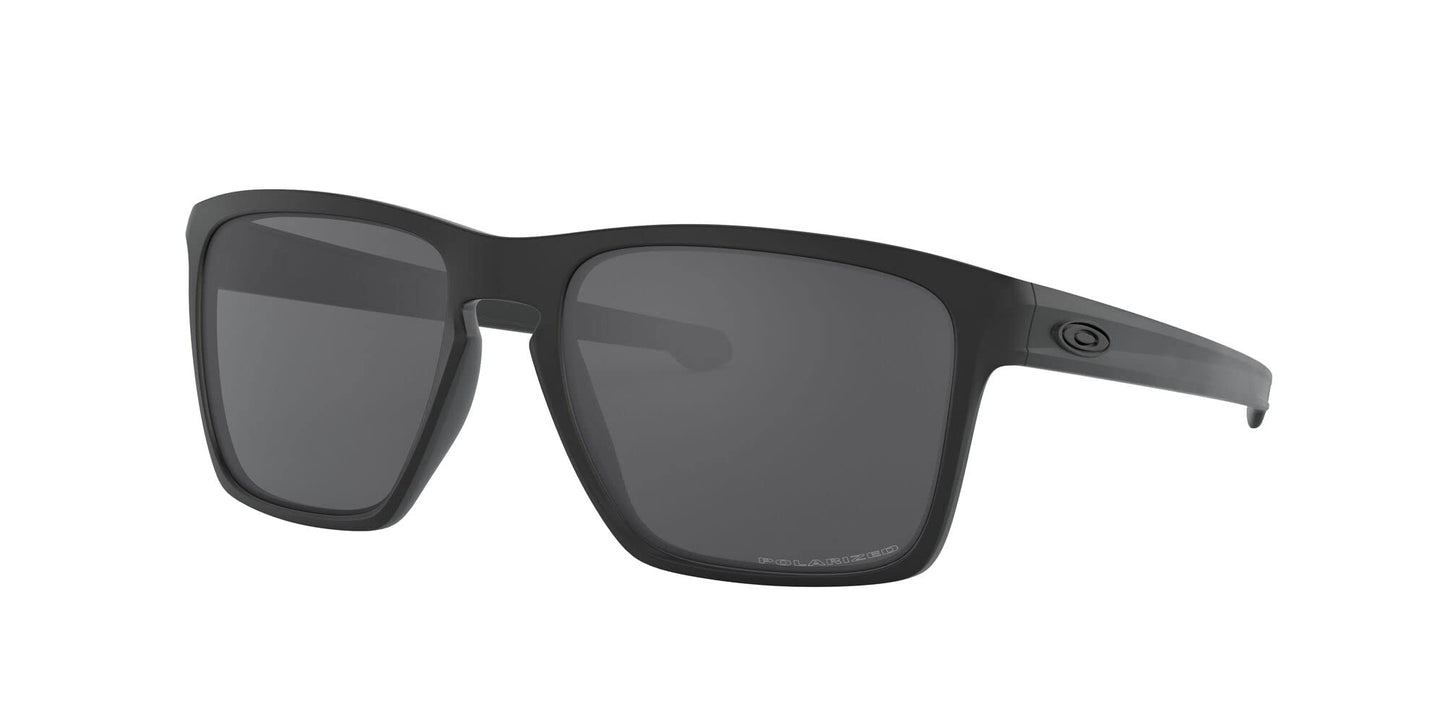 Oakley Man Sunglasses Matte Black Frame, Grey Lenses, 57MM
