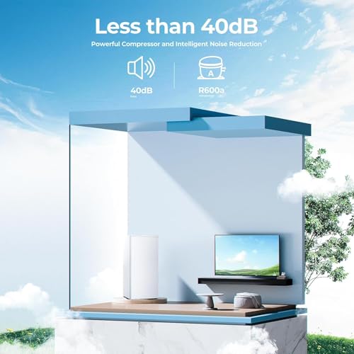 1.1 Cu.ft Upright Freezer, Small Mini Freezer with Adjustable Thermostat, Removable Shelves, Reversible Single Door, for Bedroom/Home/Dorms/Apartment, Silver