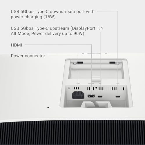 Dell 34 Plus USB-C Curved Monitor - S3425DW - 34-inch (3440 x 1440) up to 120 Hz 21:9 Display, VA Panel, AMD FreeSync Premium, 99% sRGB, 95% DCI-P3, Integrated Speakers, 3000:1 Contrast Ratio