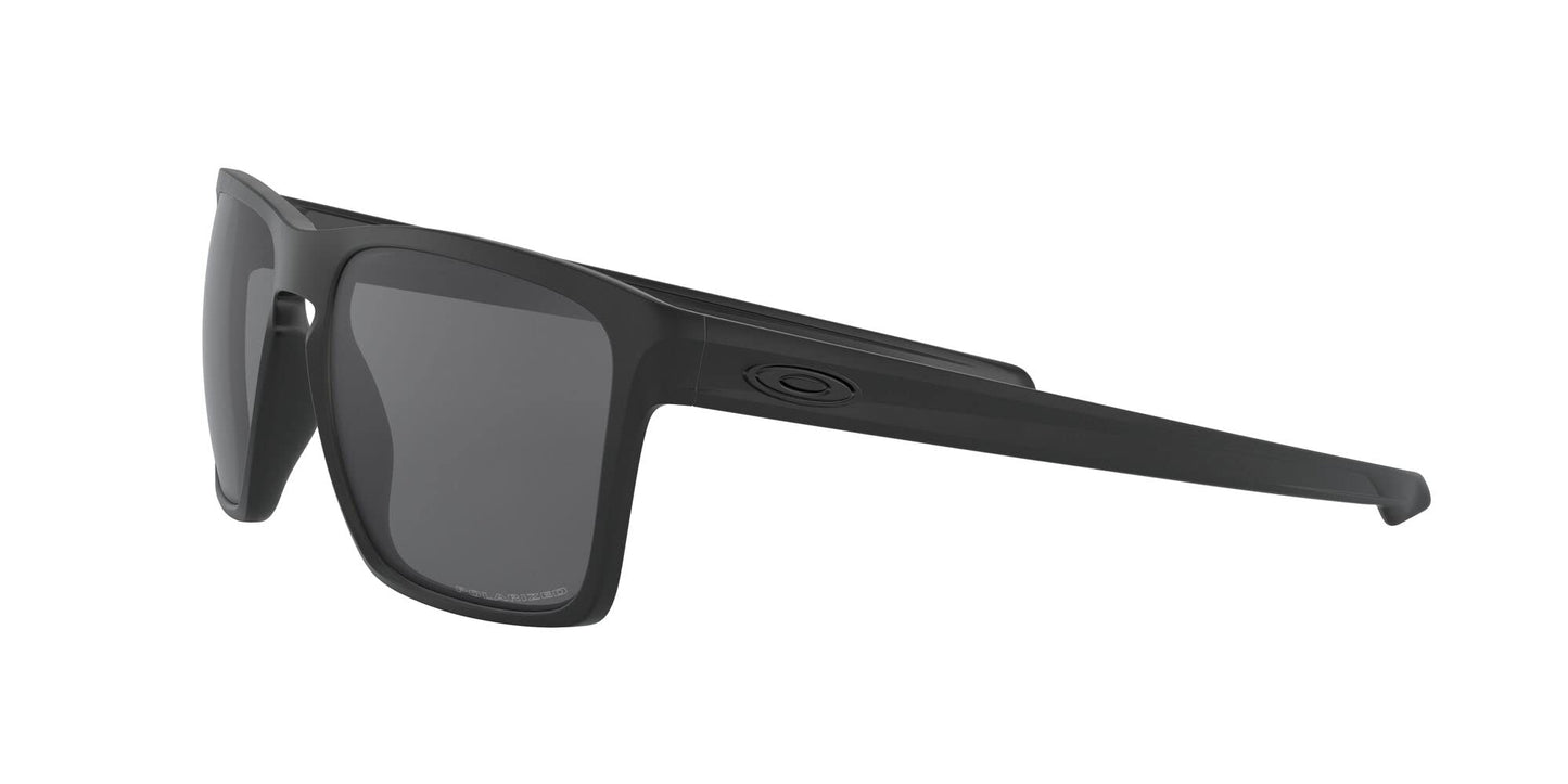 Oakley Man Sunglasses Matte Black Frame, Grey Lenses, 57MM
