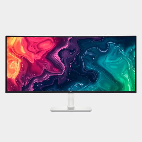 Dell 34 Plus USB-C Curved Monitor - S3425DW - 34-inch (3440 x 1440) up to 120 Hz 21:9 Display, VA Panel, AMD FreeSync Premium, 99% sRGB, 95% DCI-P3, Integrated Speakers, 3000:1 Contrast Ratio