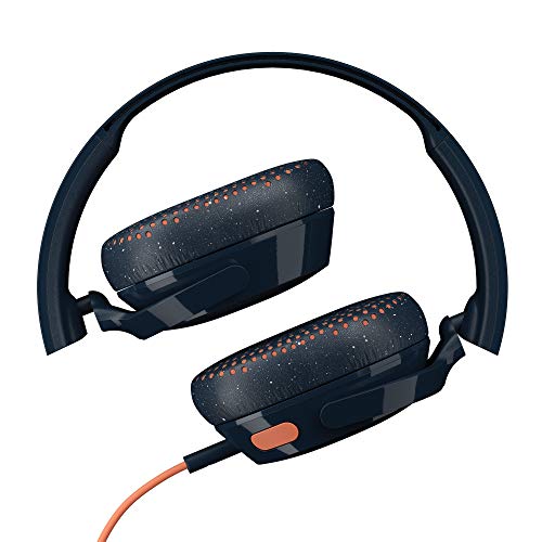 Skullcandy Riff Wireless 2 On-Ear Bluetooth Headphones, Up to 34 Hrs Battery, Foldable Lightweight Design, Convenient for Travel with Included 3.5mm AUX Cable, Microphone for iPhone Android - Black