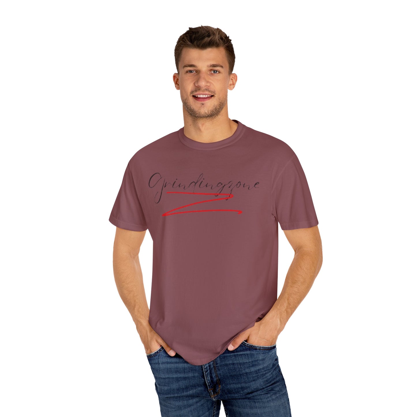 Simple Expressions- Grindingzone Unisex Garment-Dyed T-shirt