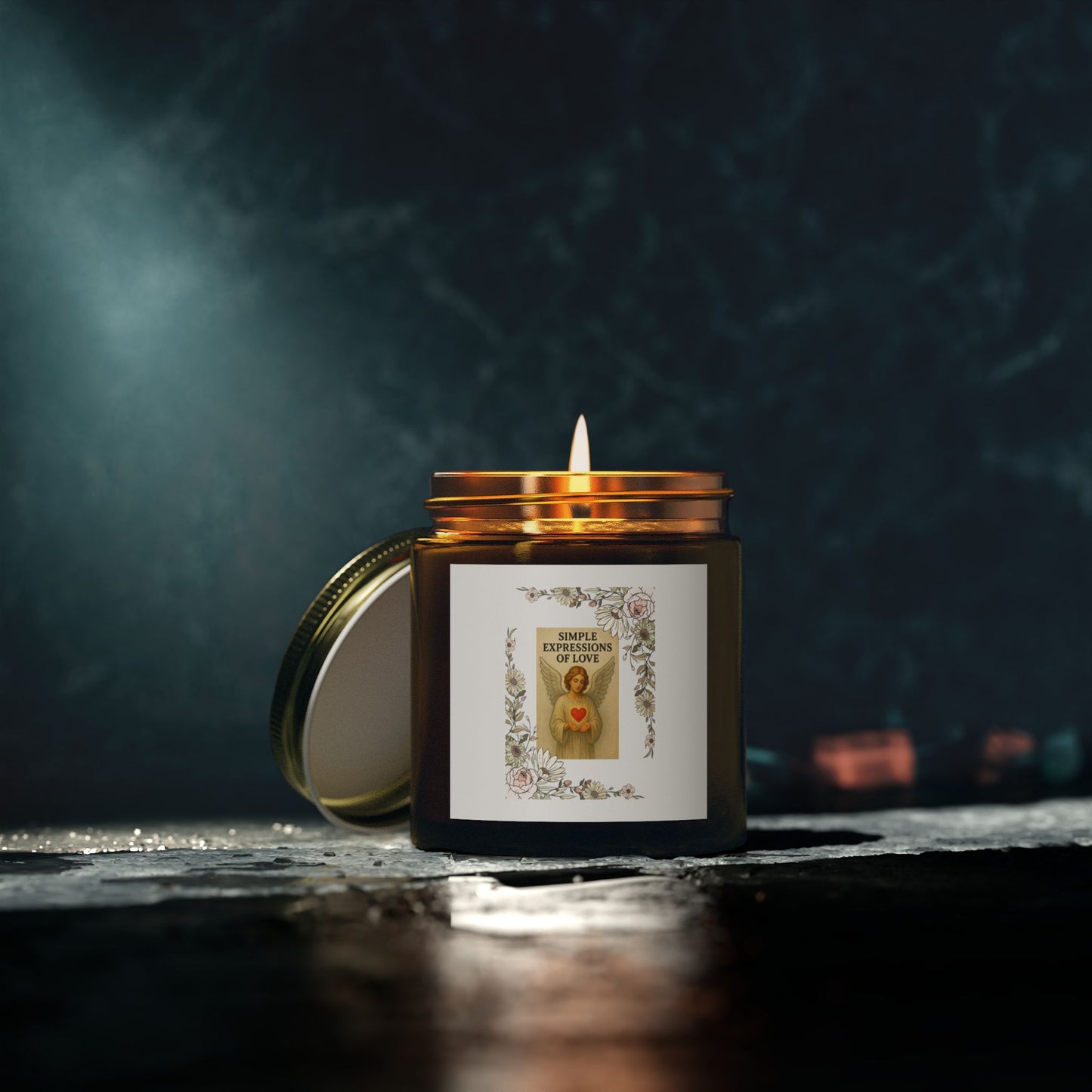 Simple Expressions Scented Candles, Coconut Apricot Wax (4oz, 9oz)