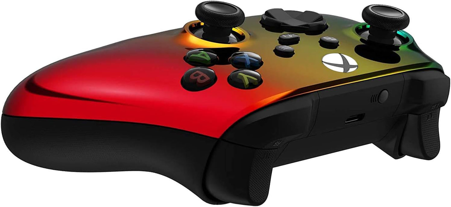 Custom Controllerzz Wireless Controller for Microsoft Xbox Series X/S & Xbox One - Custom Soft Touch Feel - Custom Series X/S Controller (X/S Bloody Zombie)