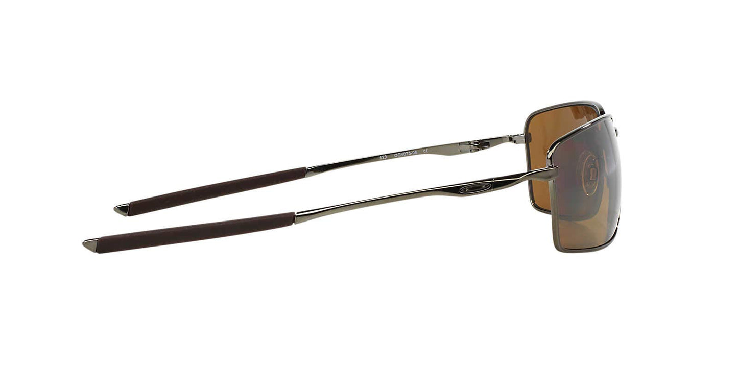 Oakley Men's OO4075 Square Wire Rectangular Metal Sunglasses